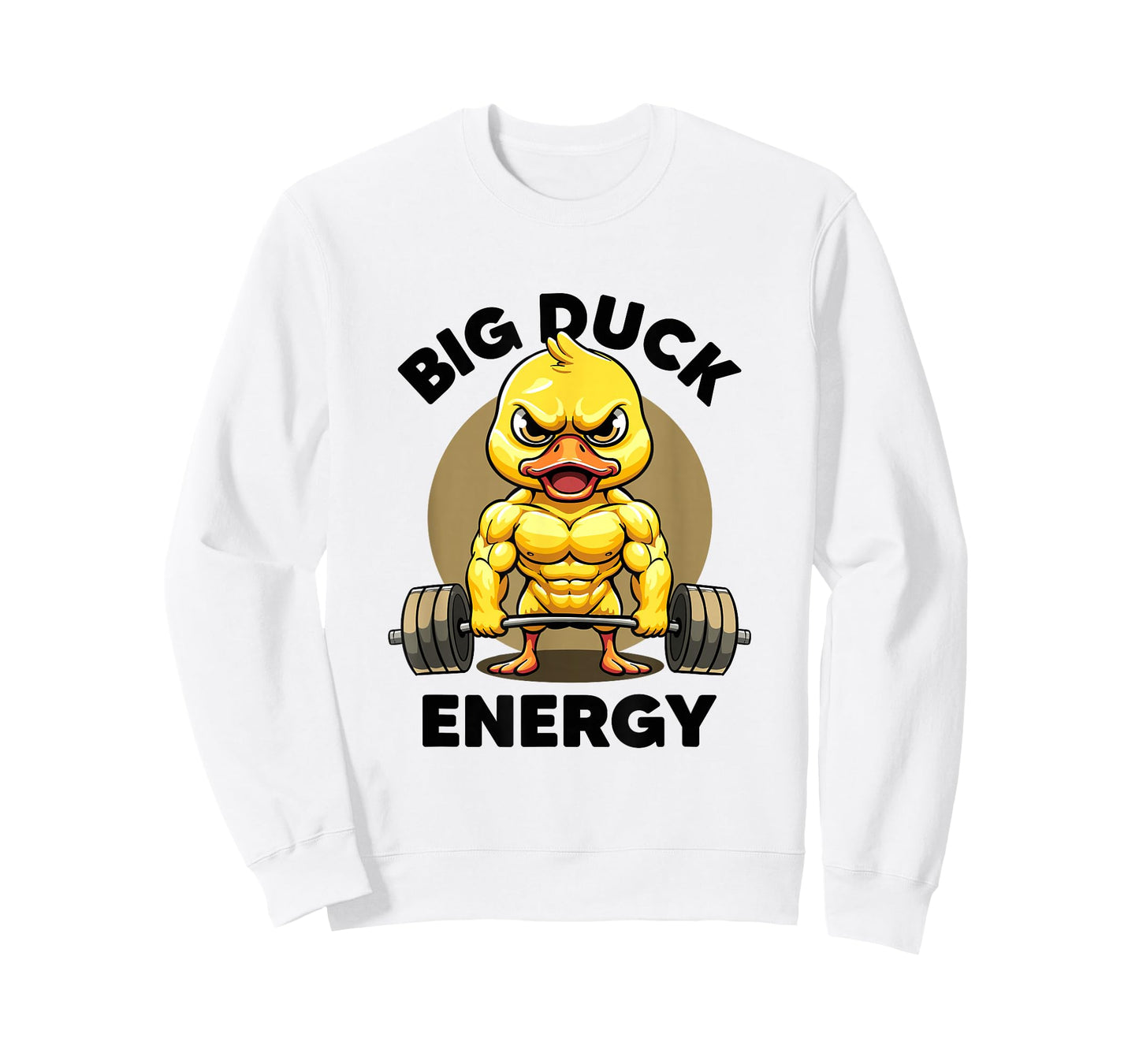 Big Duck Energy Duck Lovers Funny Gym Weightlifting Duck T-Shirt