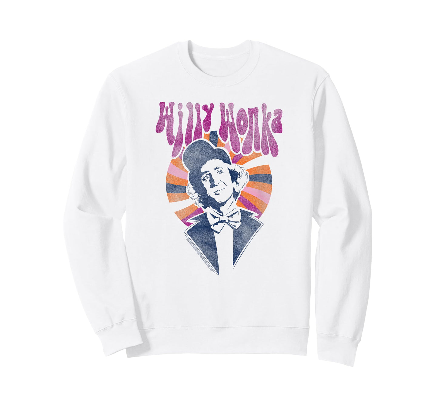 Willy Wonka and The Chocolate Factory Colorful Heart Movie T-Shirt