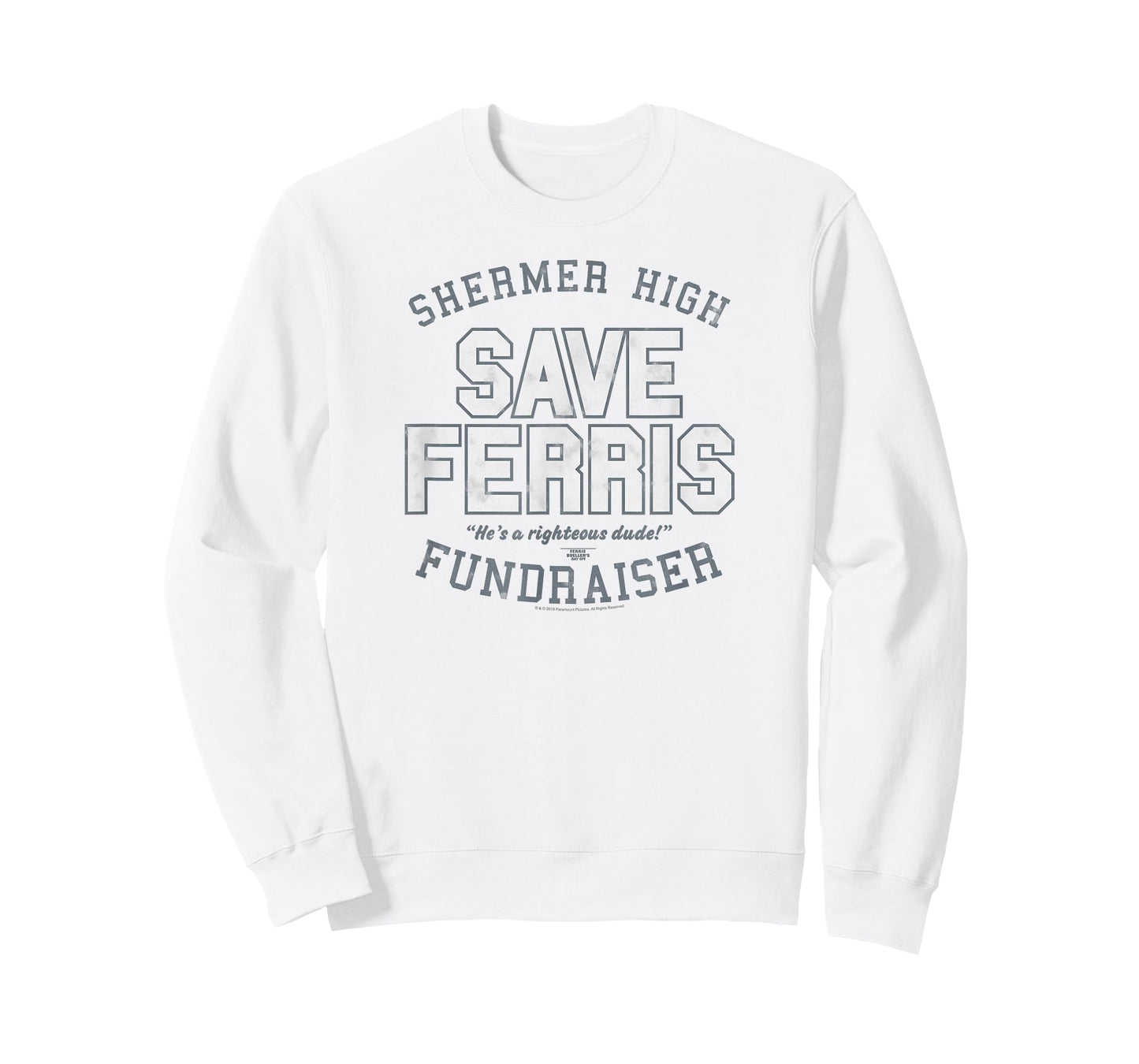 Ferris Bueller's Day Off Shermer High Save Ferris Fundraiser T-Shirt