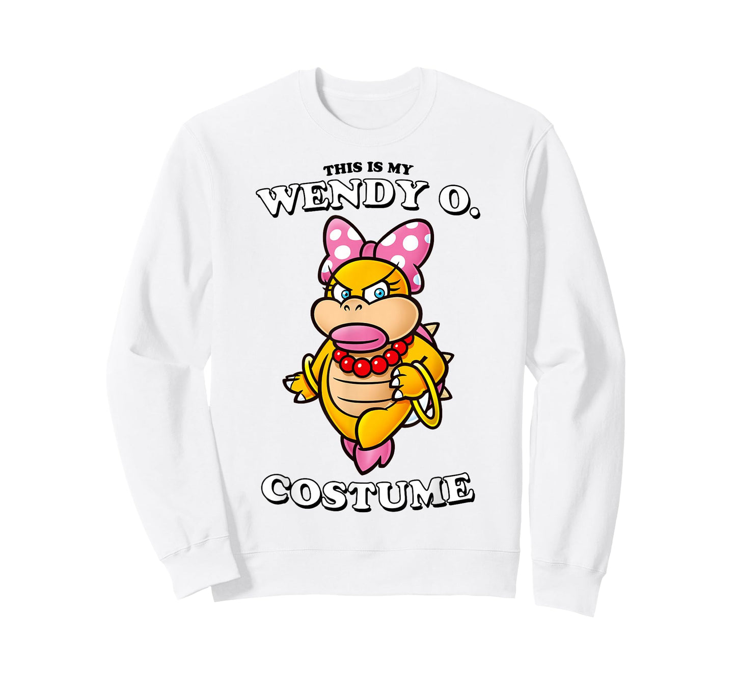Super Mario Bros Halloween This Is My Wendy O. Costume T-Shirt