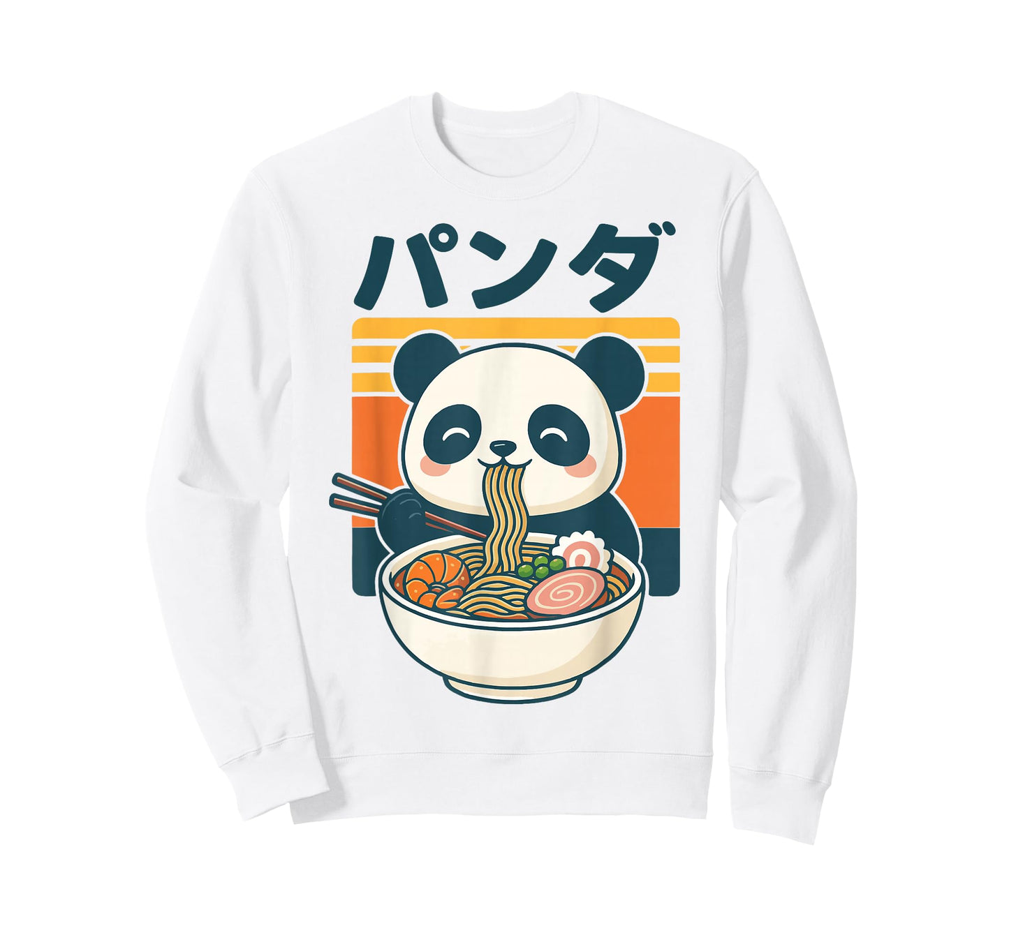 Anime Panda Eating Ramen Japanese Japan T-Shirt