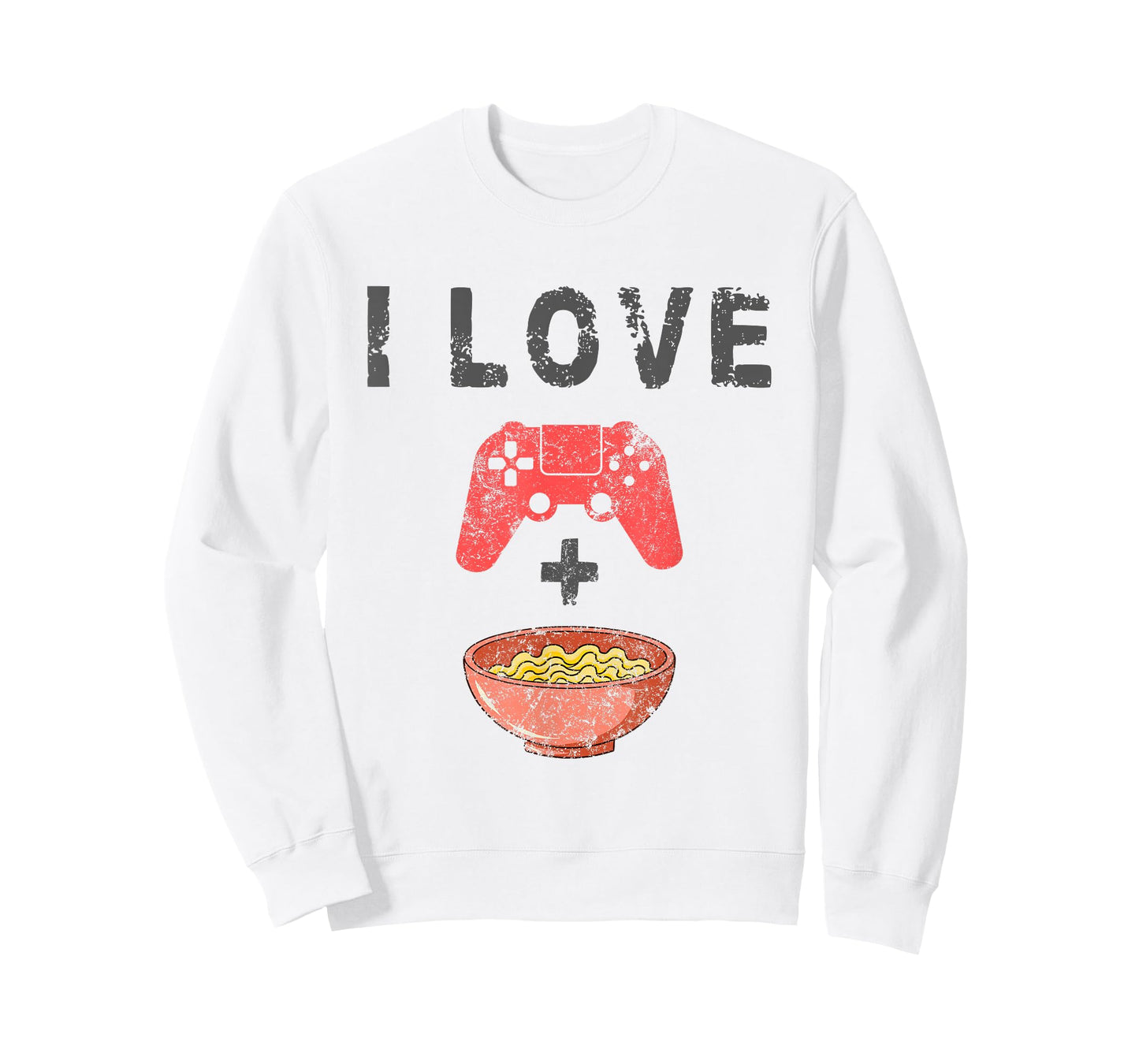 I Love Ramen And Gaming Funny Retro Noodles Gamer T-Shirt