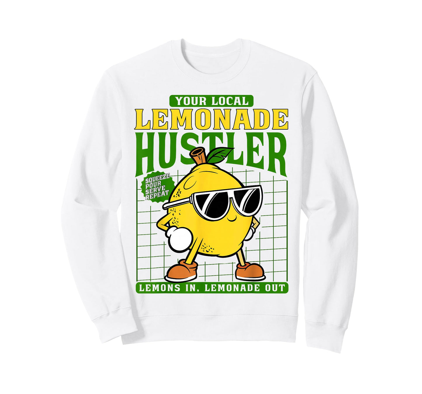 Your Local Lemonade Hustler Funny Lemon Stand Boss Kids T-Shirt