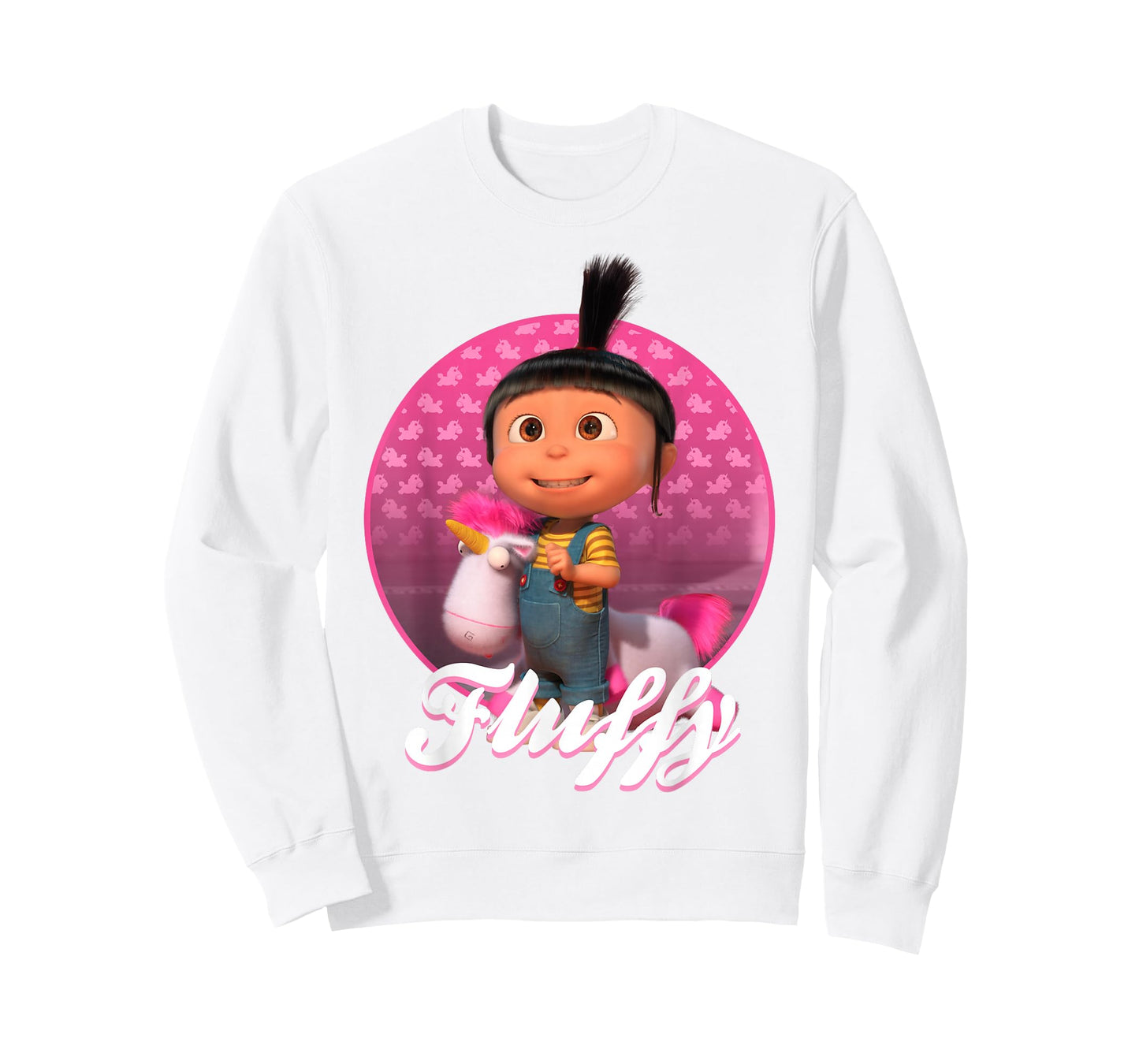 Despicable Me Minions Anges Gru Fluffy Graphic T-Shirt T-Shirt