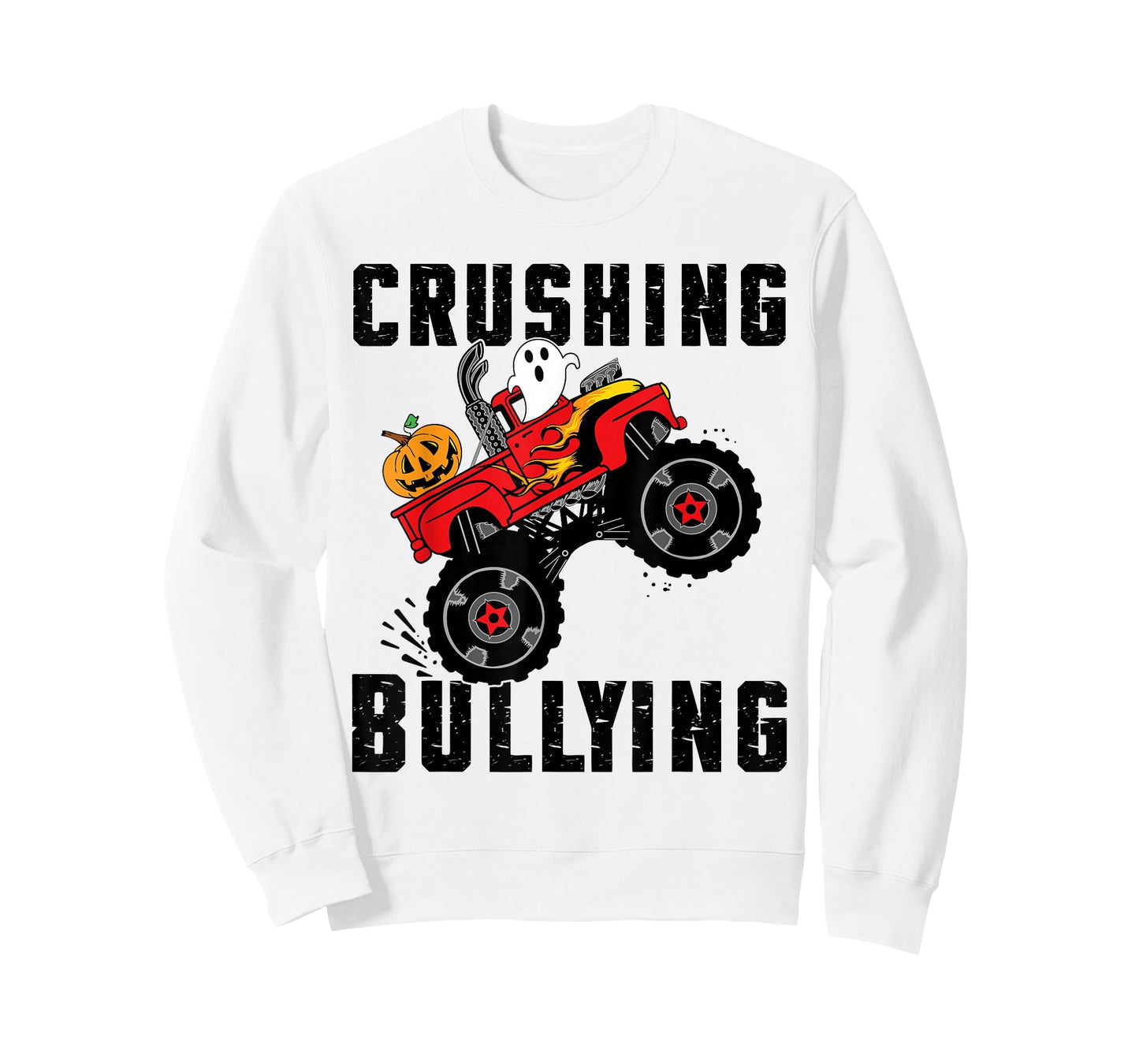 Crushing Bullying Unity Day Halloween Orange Kids Men Women T-Shirt