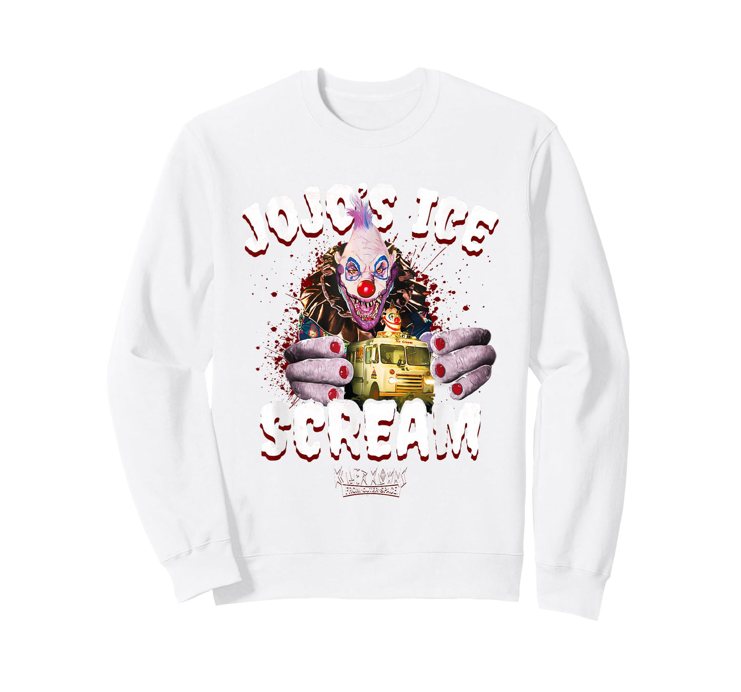 Killer Klowns from Outer Space Jojo's Ice Scream Chest Logo T-Shirt