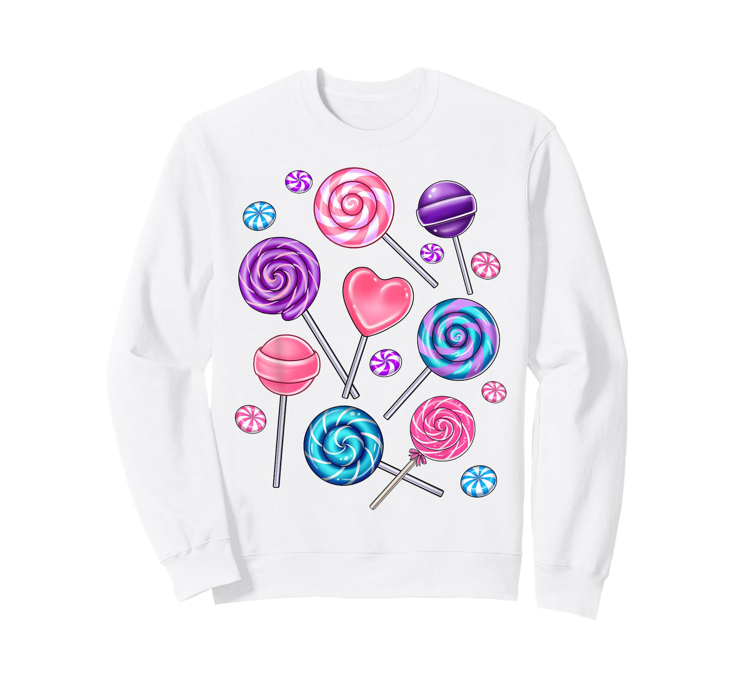Cute Lollipop Candy Design for Women Girl Toddler Kids T-Shirt