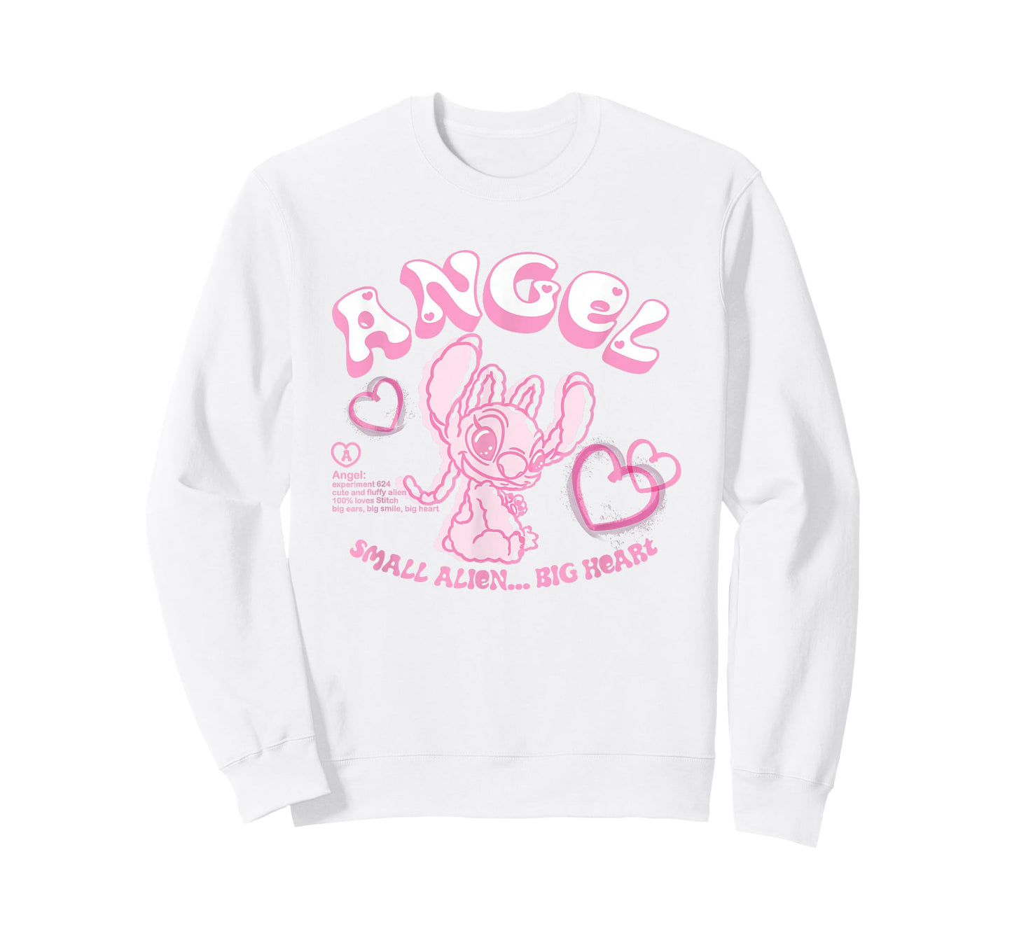 Disney Lilo & Stitch Angel Small Alien Big Heart T-Shirt