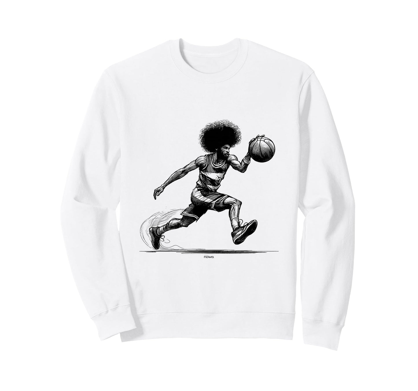 DOCTOR J LEGENDARY AFRO DRIBBLER BASKETBALL T-Shirt