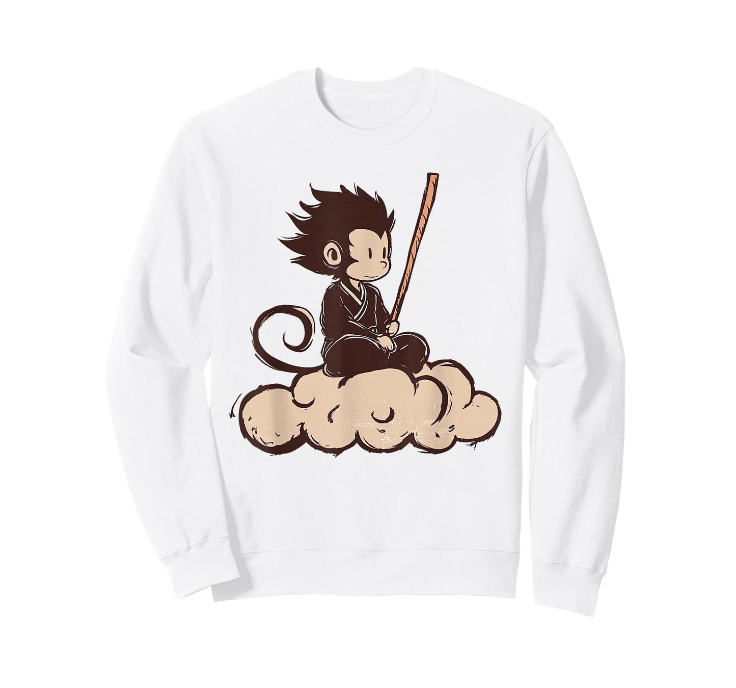 Sun Wukong on Cloud Monkey King Chinese Legend Martial Arts T-Shirt