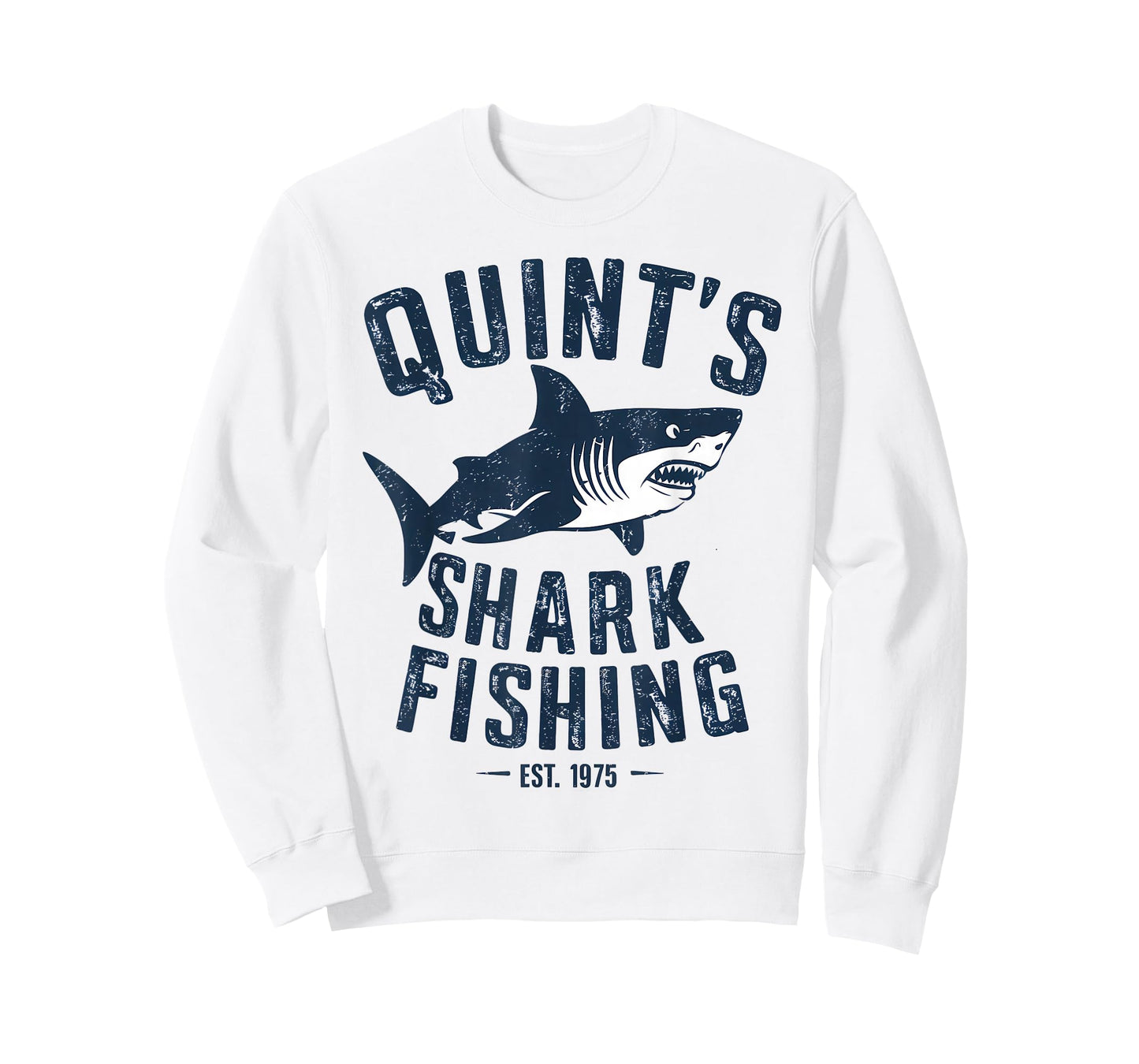 Vintage Quint's Shark Fishing 1975 Retro T-Shirt