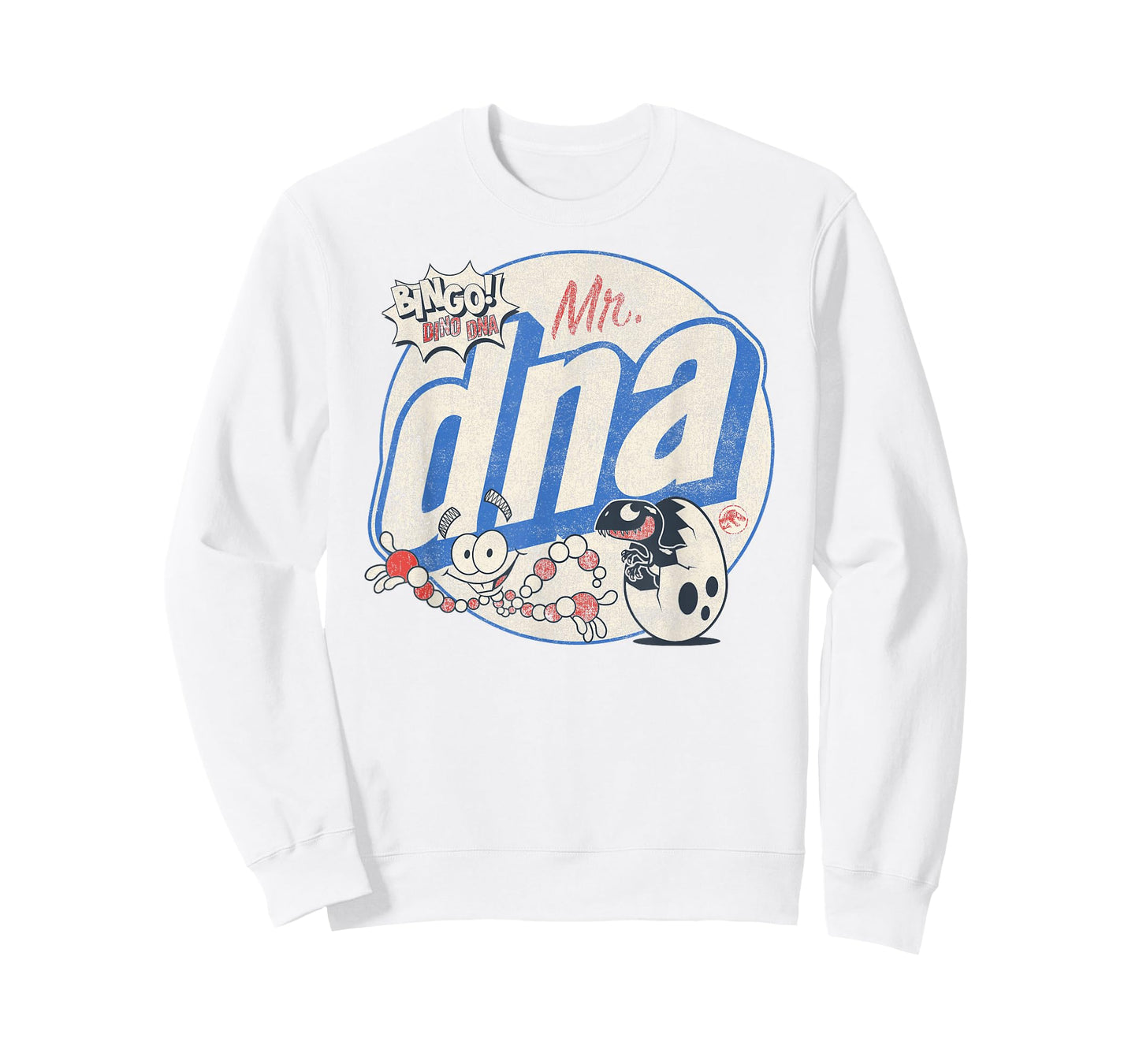 Jurassic World Retro Mr. DNA Bingo Dino Logo T-Shirt