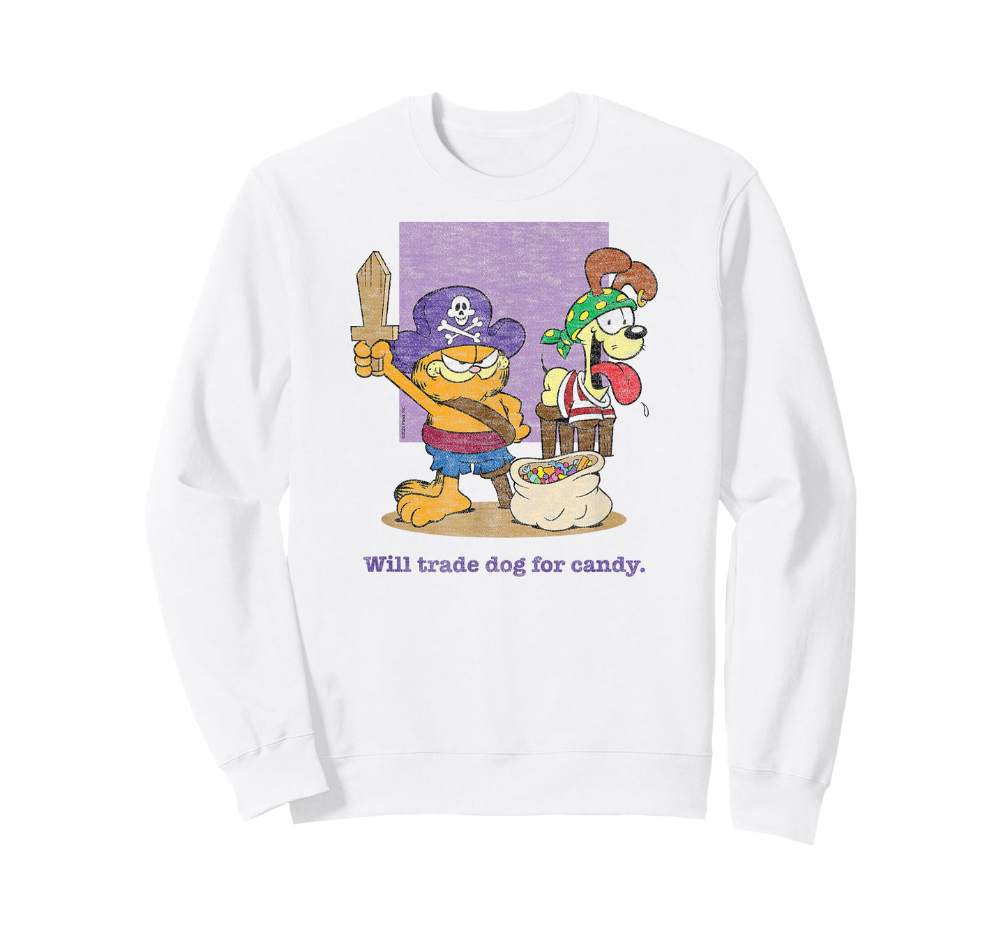 Garfield - Halloween Will Trade Dog For Candy T-Shirt