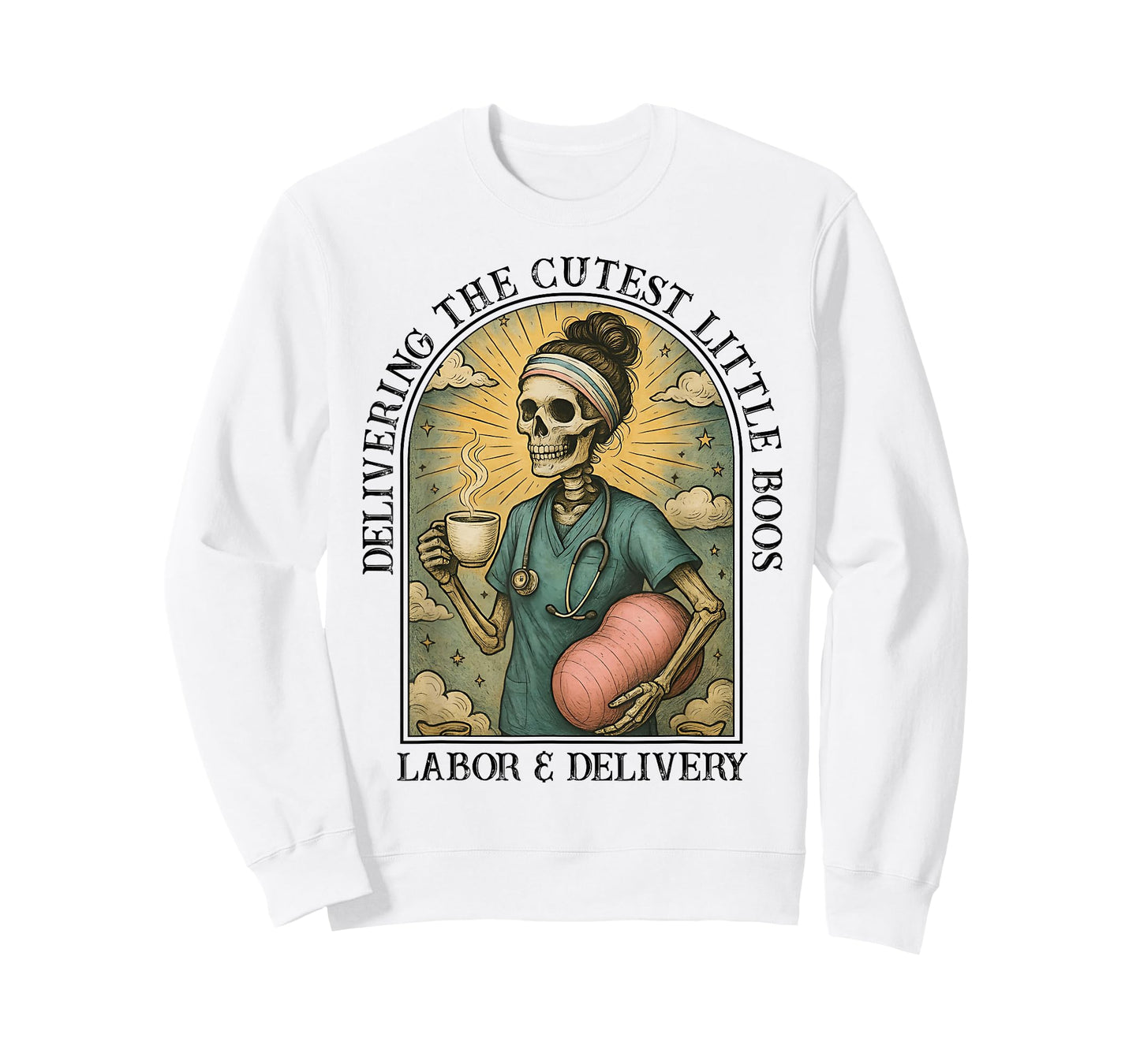 Delivering The Cutest Boos Labor & Delivery Halloween Nurse T-Shirt