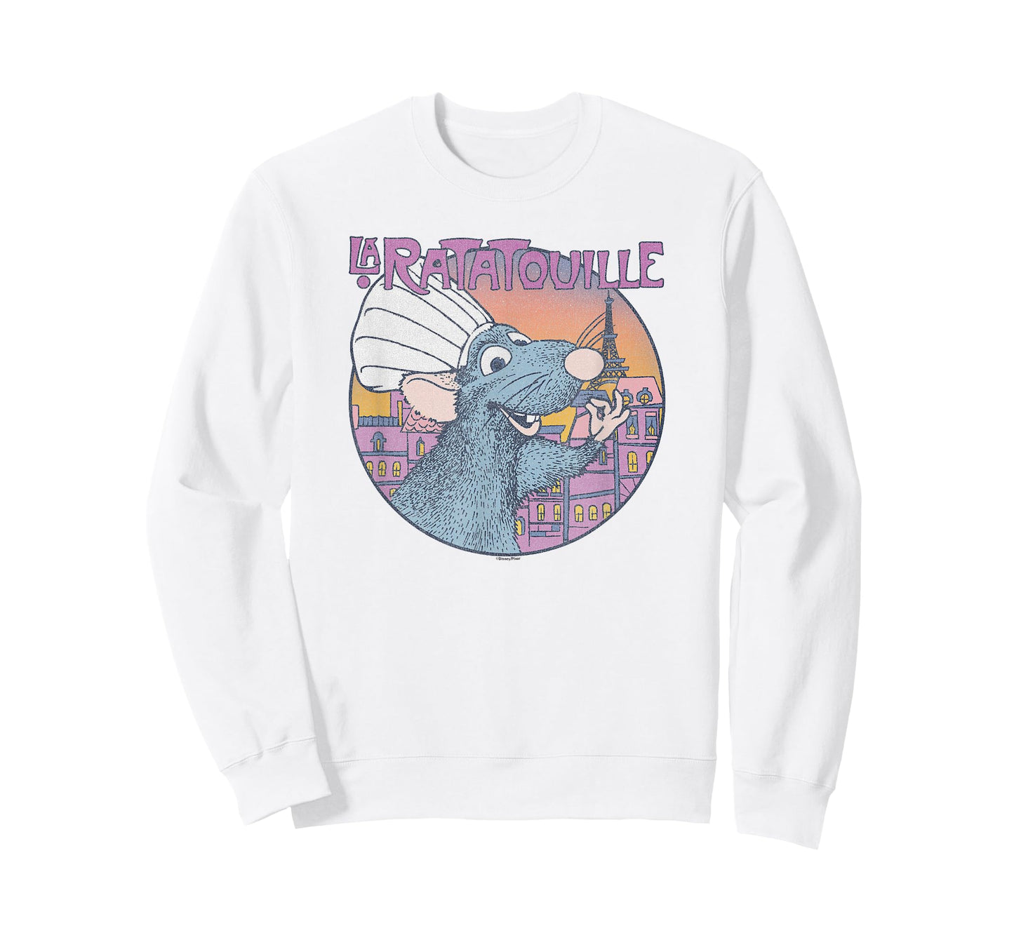 Disney Pixar Ratatouille Bon Appetit Circle Sign T-Shirt Small