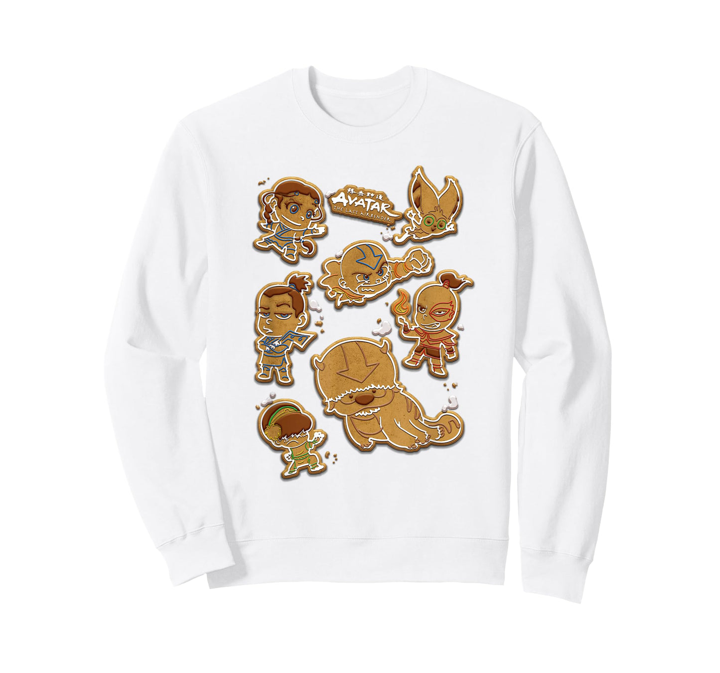 Avatar: The Last Airbender Christmas Gingerbread Cookies T-Shirt