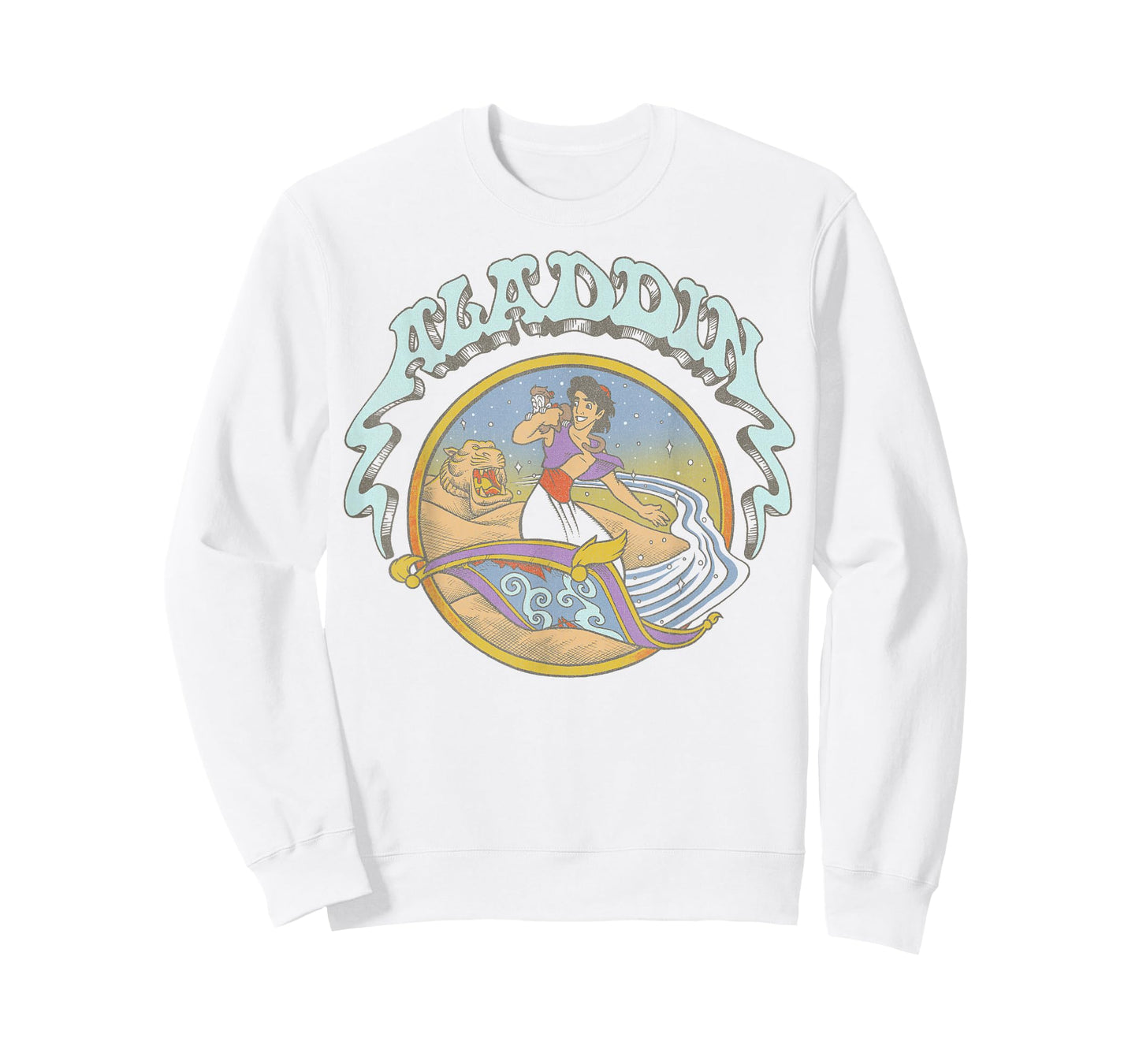 Disney Aladdin and Abu Magic Carpet Surfing T-Shirt