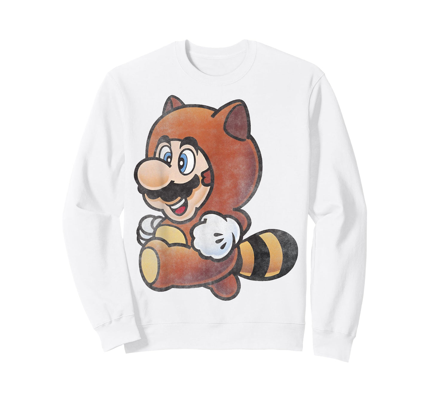 Nintendo Super Mario Tanooki Suit Vintage Graphic T-Shirt