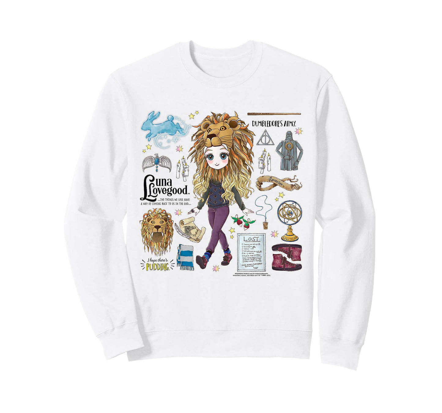 Harry Potter The Eccentric Luna Lovegood T-Shirt Small