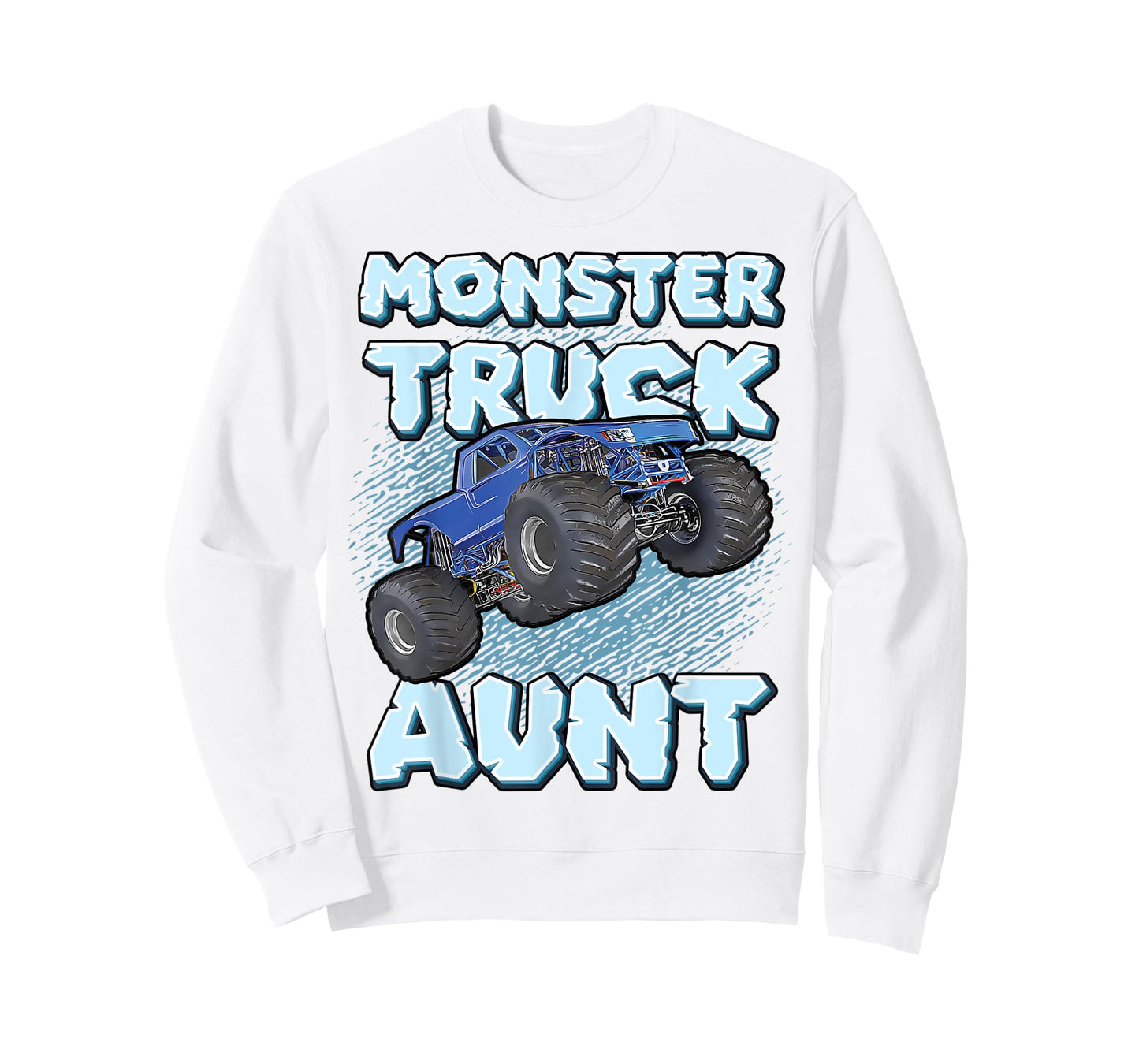 Monster Truck Aunt For Aunts Fun Cool Funny Monster Truck T-Shirt