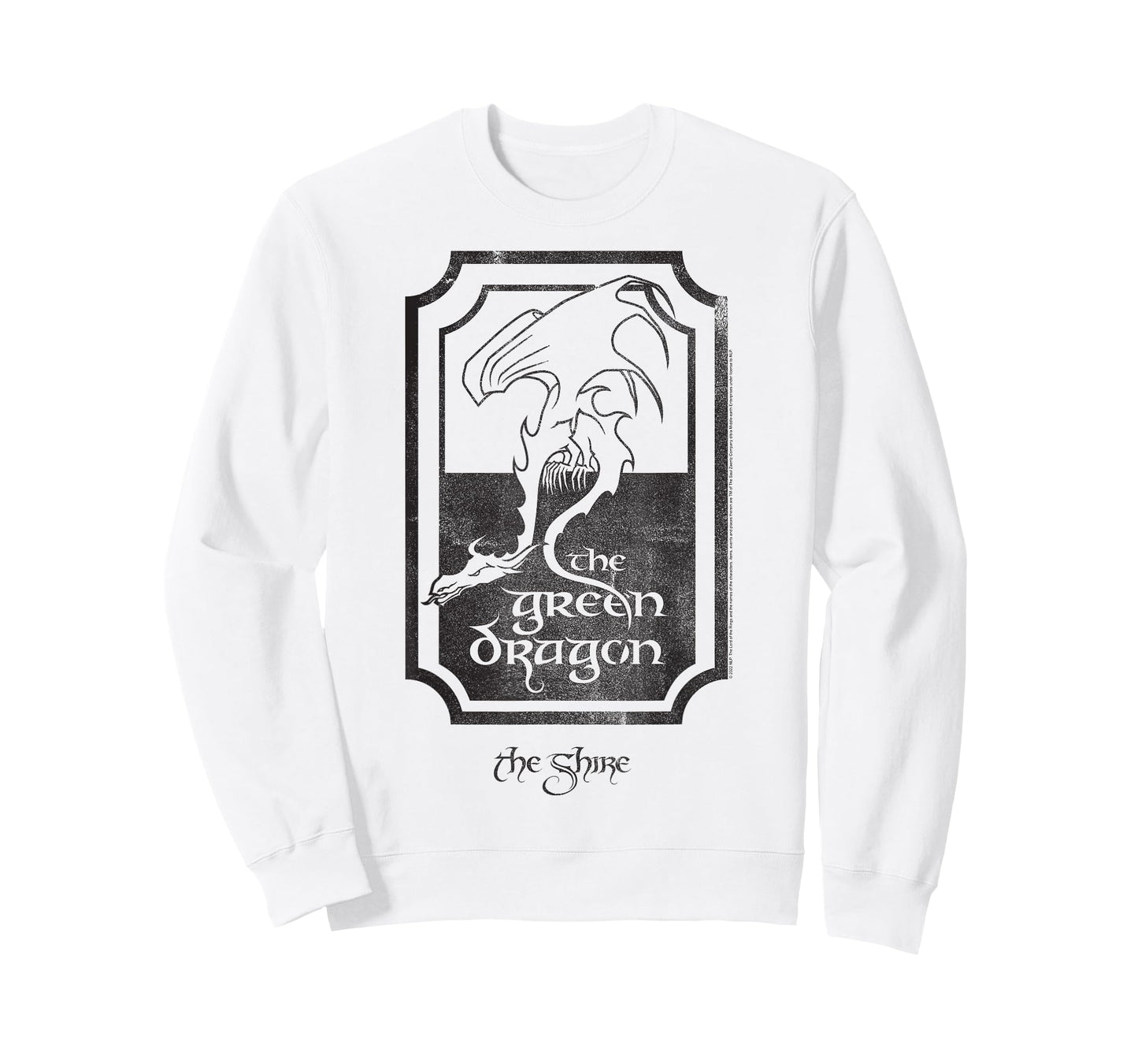 The Lord of the Rings The Green Dragon Sign Fantasy Movie T-Shirt