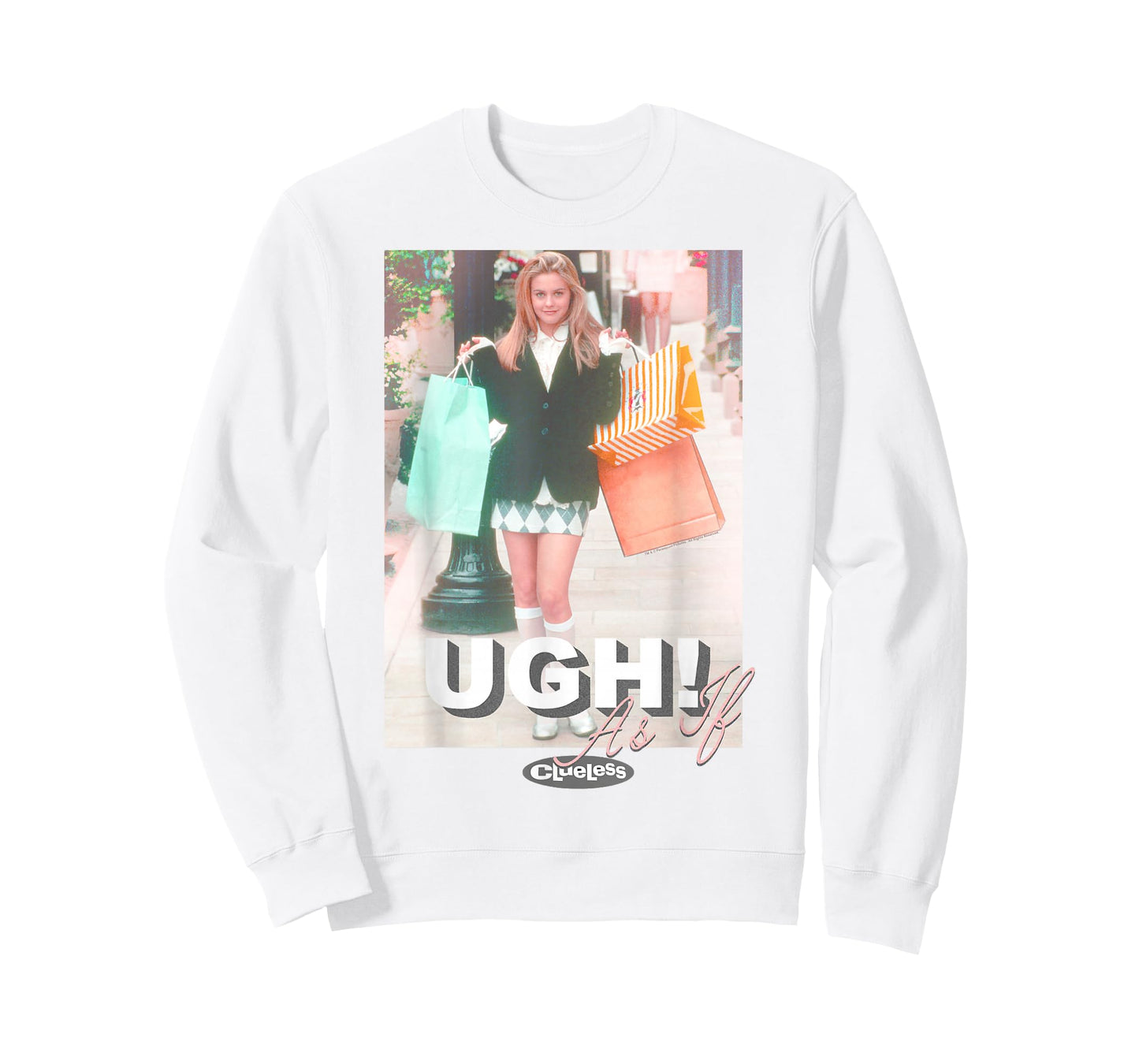 Clueless Cher Shopping Pose Ugh As If Graphic T-Shirt T-Shirt