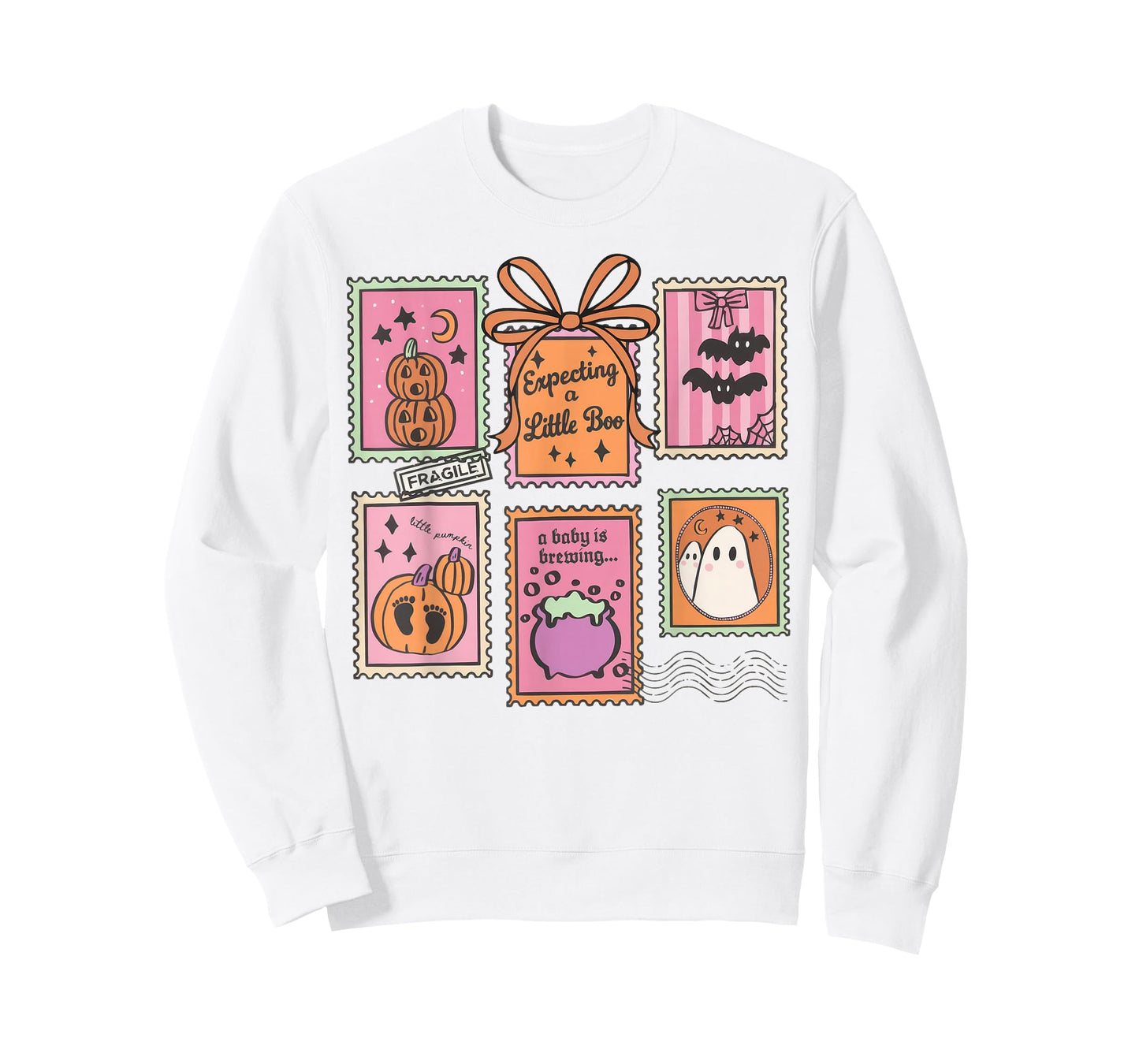 Halloween Pregnancy Announcement Funny Ghost Baby Shower T-Shirt