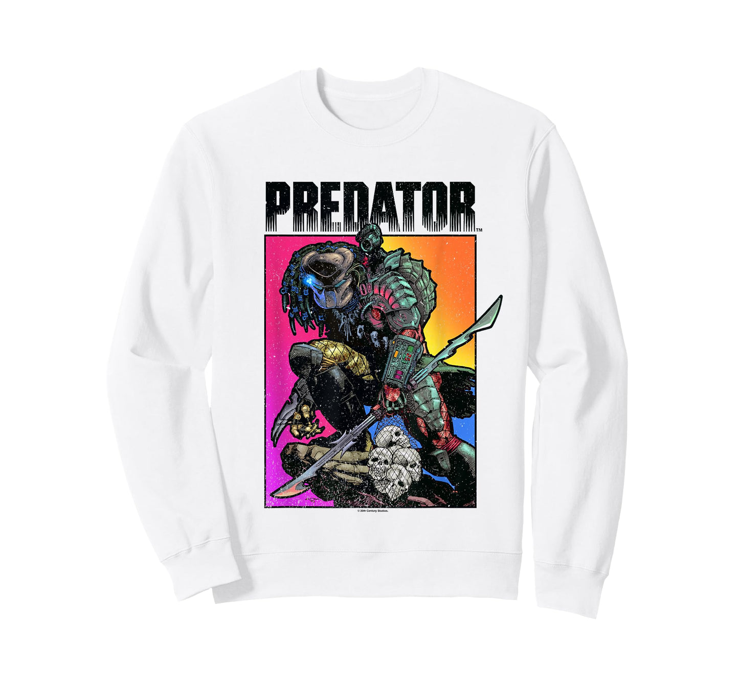 Predator Ready To Hunt Big Chest Iconic Retro Poster T-Shirt