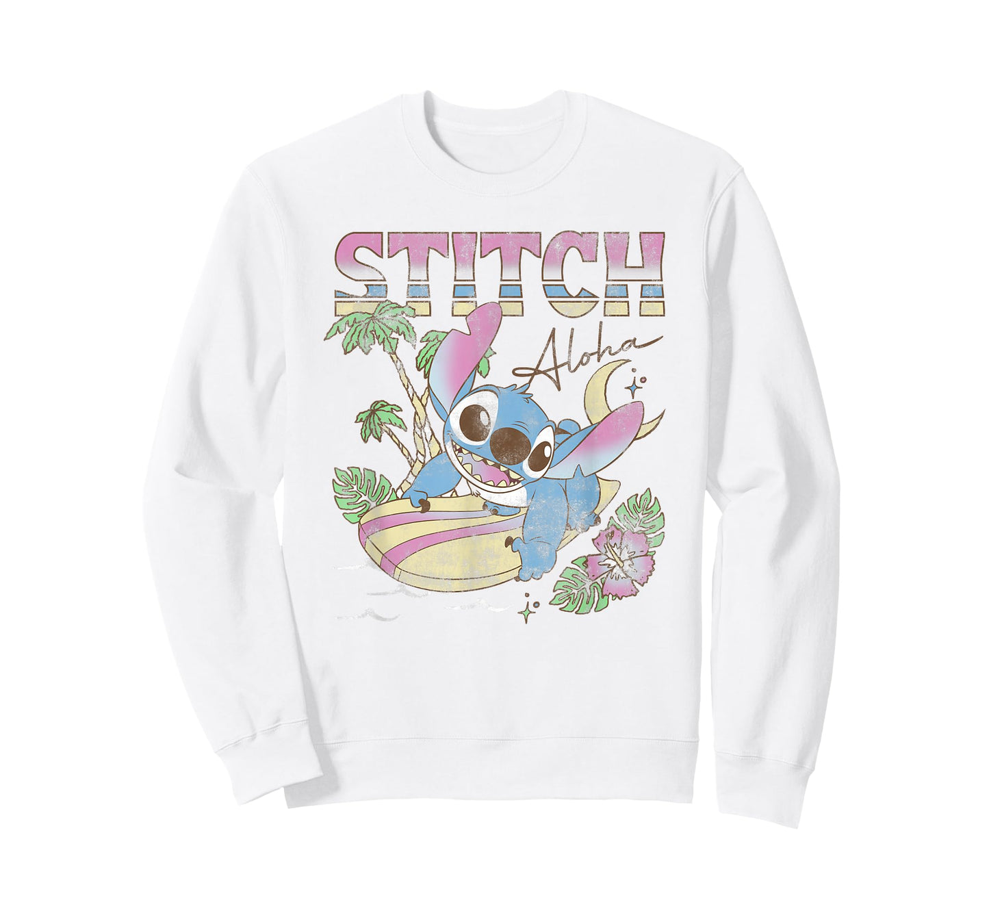 Disney Lilo & Stitch Aloha Tropic Surf Stitch T-Shirt