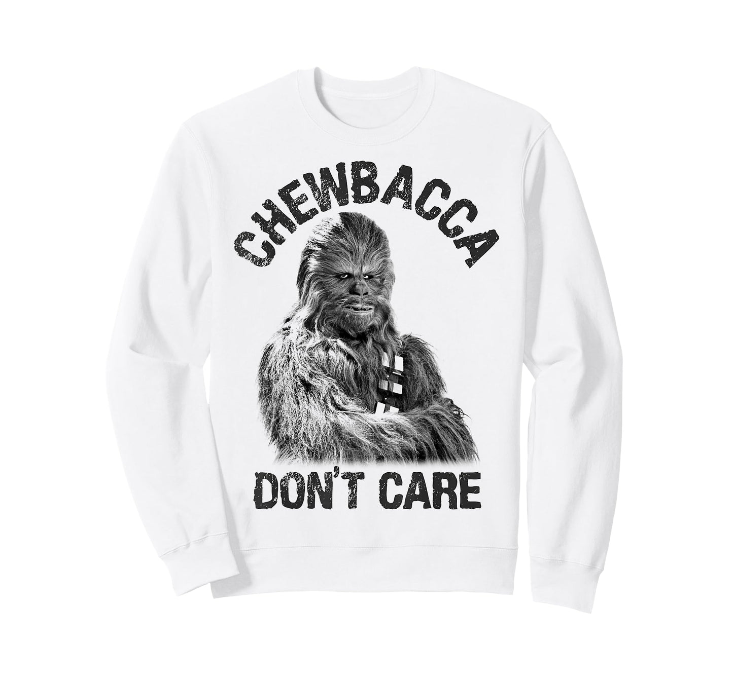 Star Wars Chewbacca Don't Care Funny Logo T-Shirt