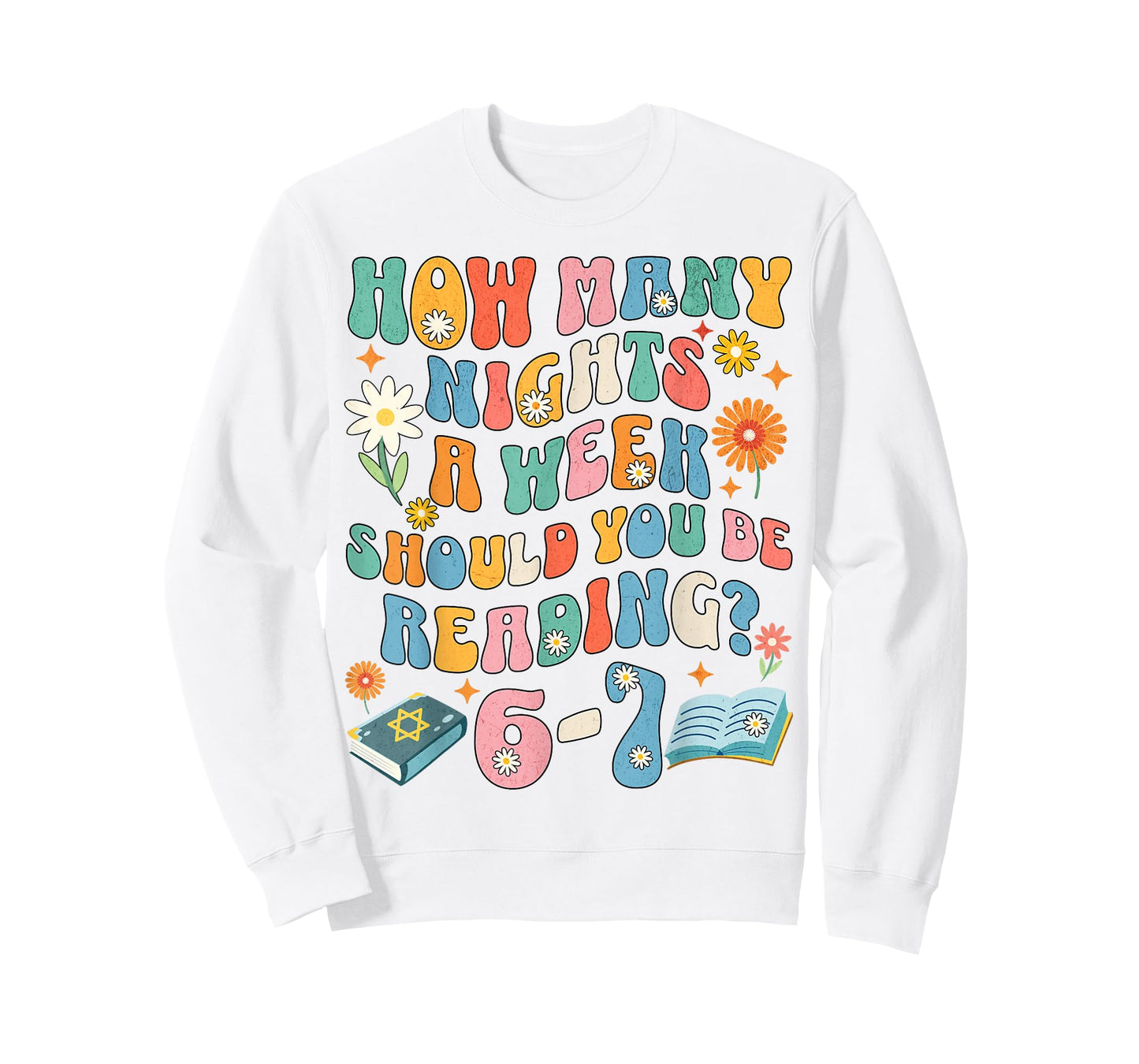 How Many Night a Week Should You be Reading 6 7 Meme Teacher T-Shirt