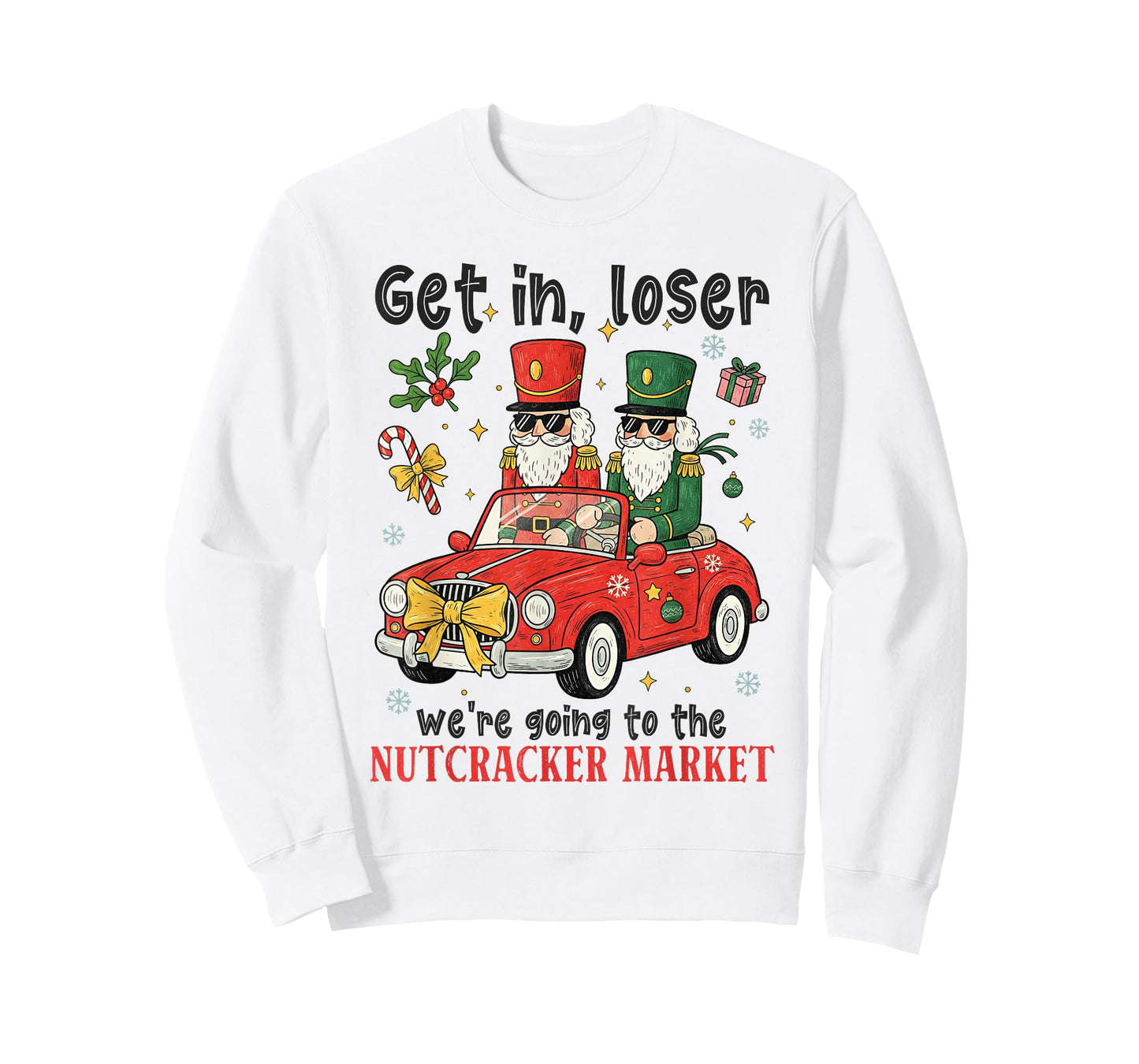 Shopping Nutcracker, Christmas Market,Xmas Nutcracker Ballet T-Shirt