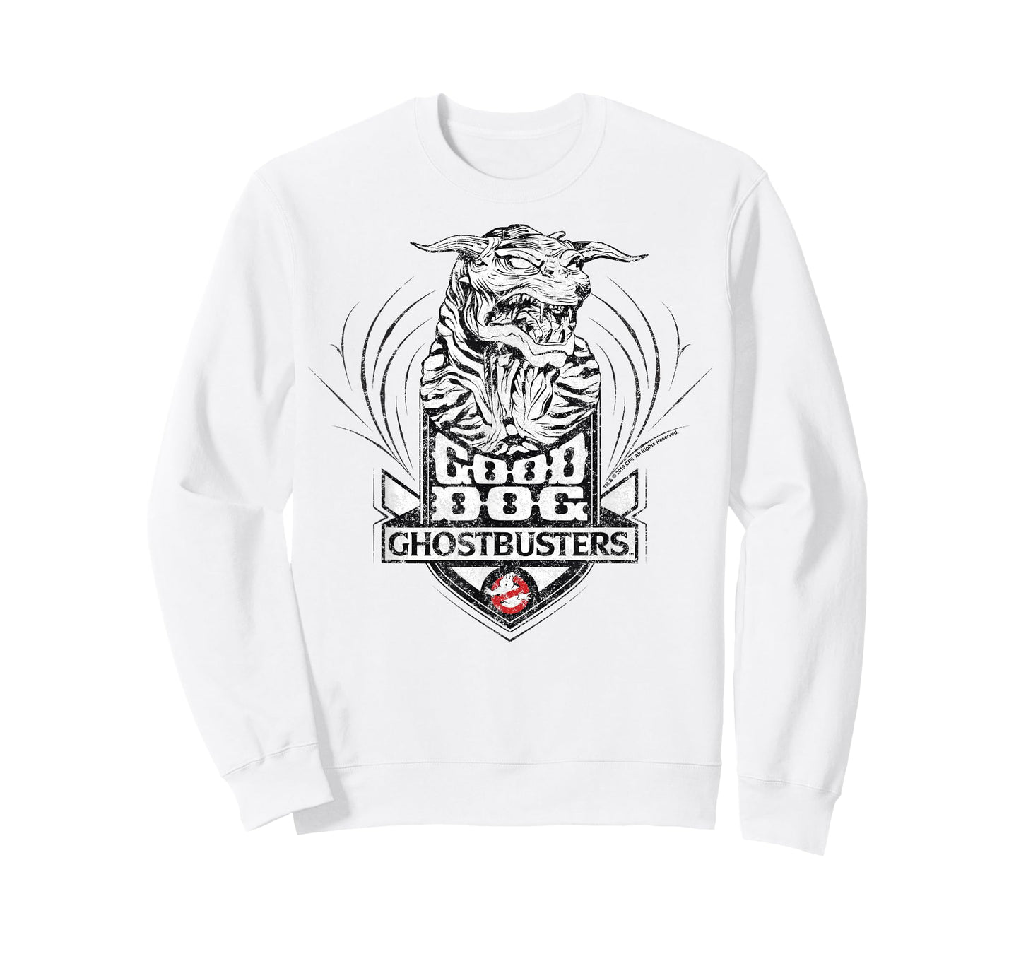 Ghostbusters Good Dog Hell Hound Badge T-Shirt