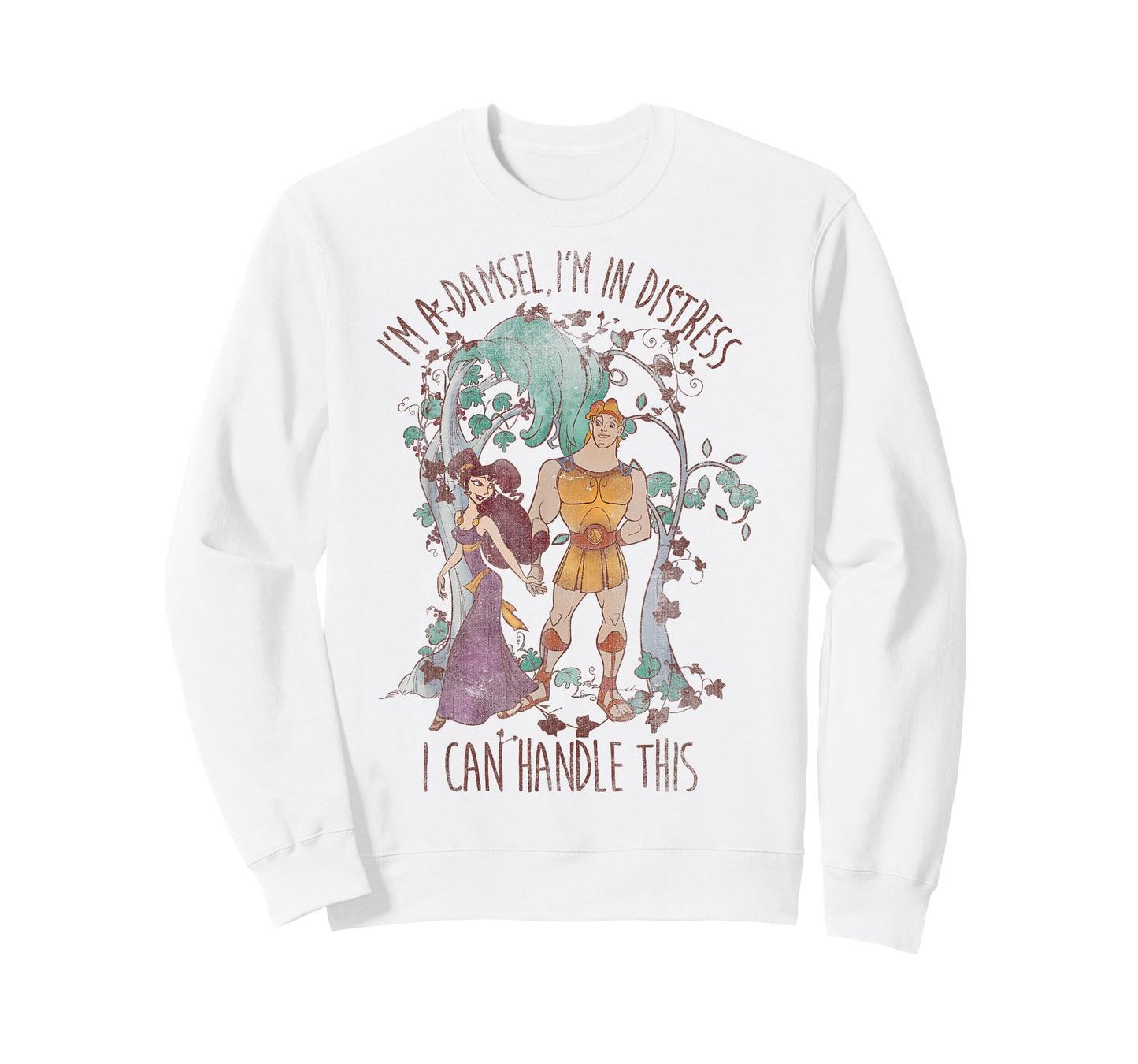 Disney Hercules Meg I'm in Distress I Can Handle This T-Shirt
