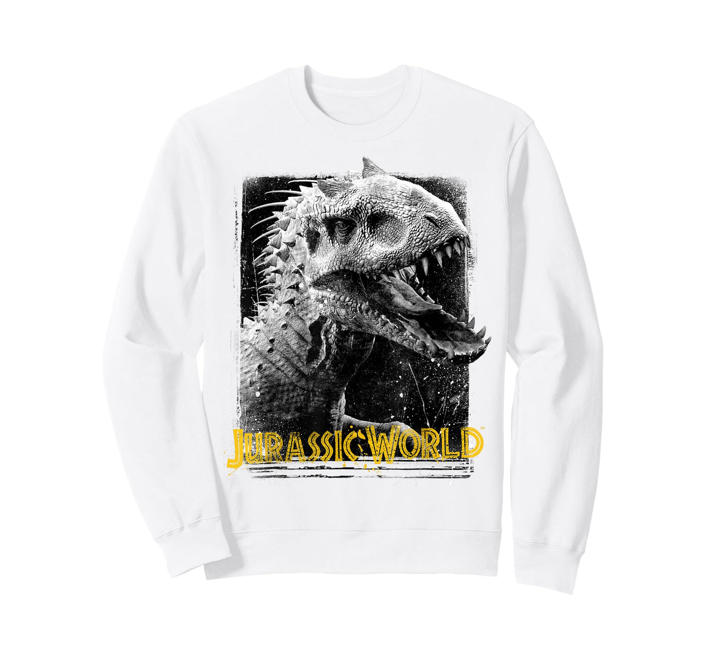 Jurassic World Indominus Rex T-Shirt, Men's Grey Classic Fit Short Sleeve T-Shirt, Size Small