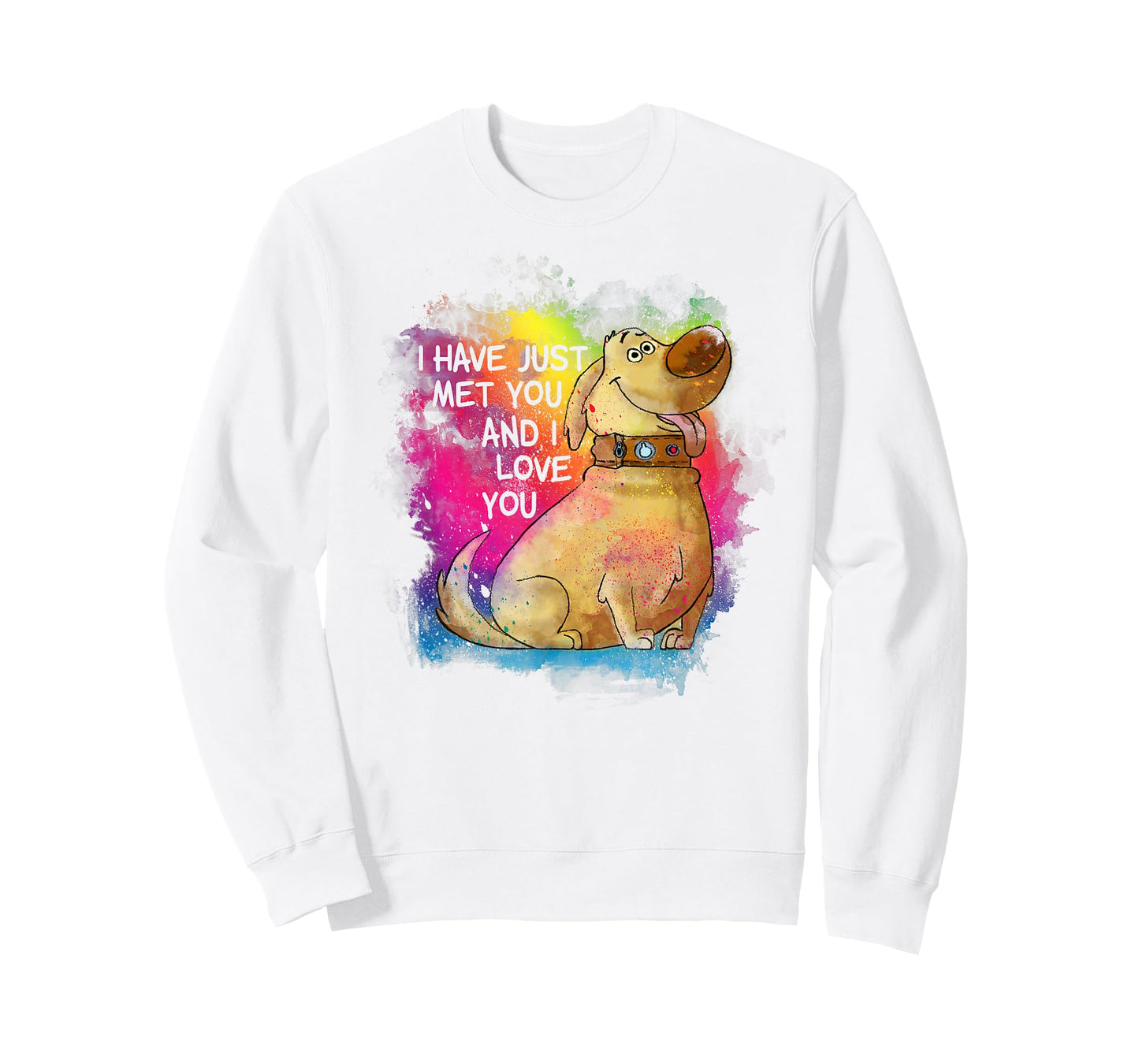 Disney Pixar Up Dug I Have Just Met You Rainbow T-Shirt