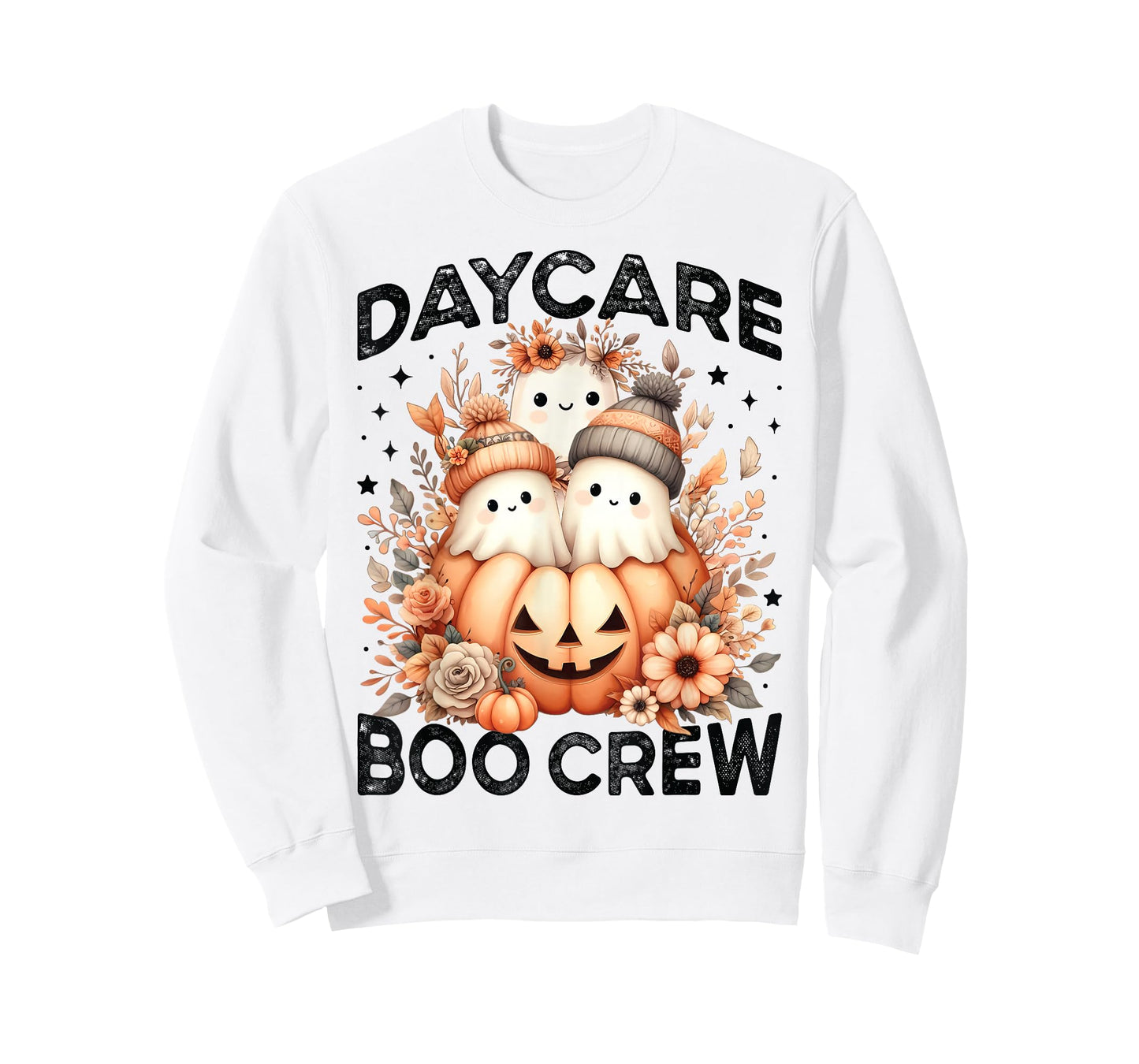 Boo Crew Daycare Teacher Matching Halloween Costume Ghost T-Shirt