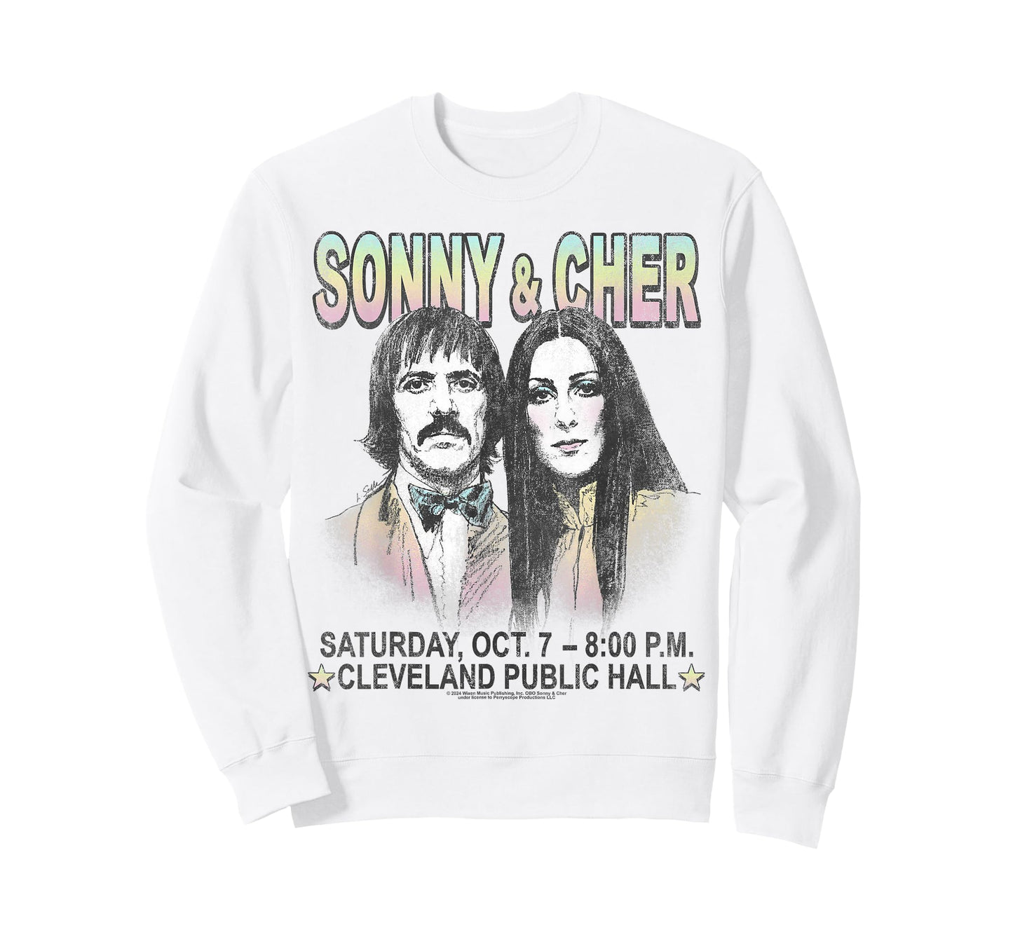 Sonny and Cher Cleveland Hall T-Shirt