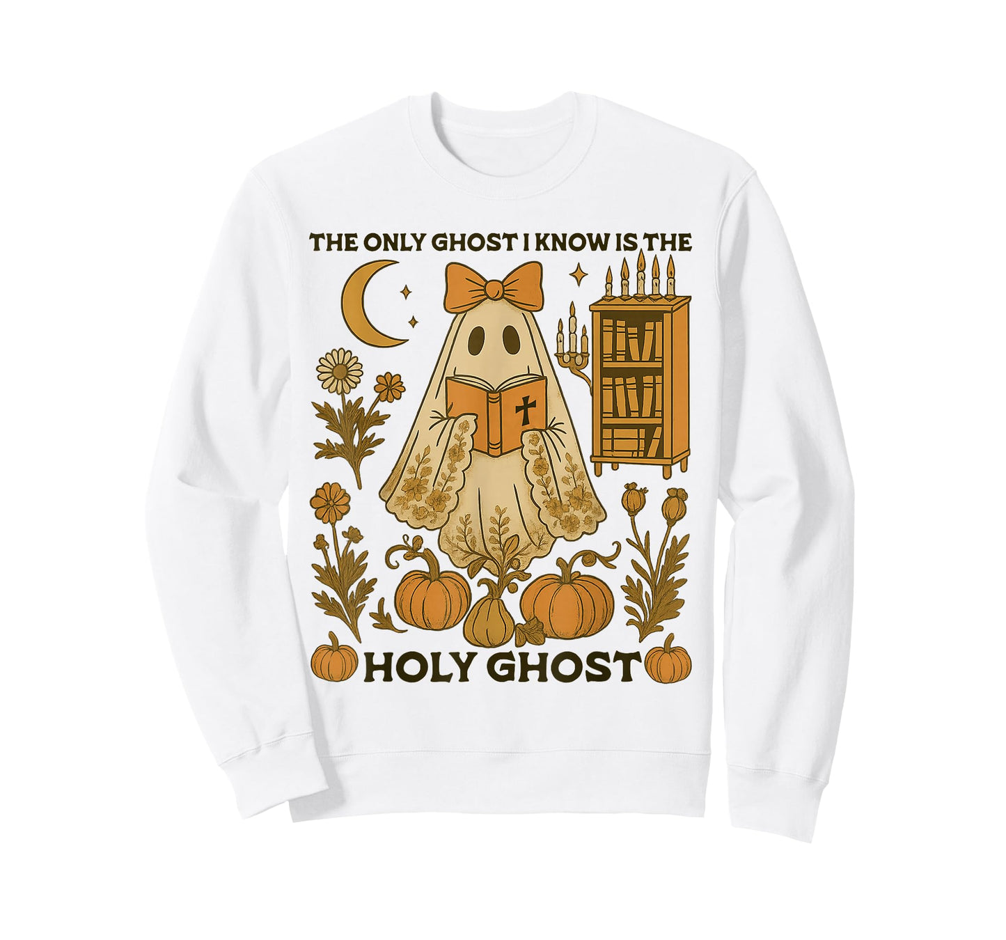 The Only Ghost I Know is The Holy Ghost Halloween Christian T-Shirt