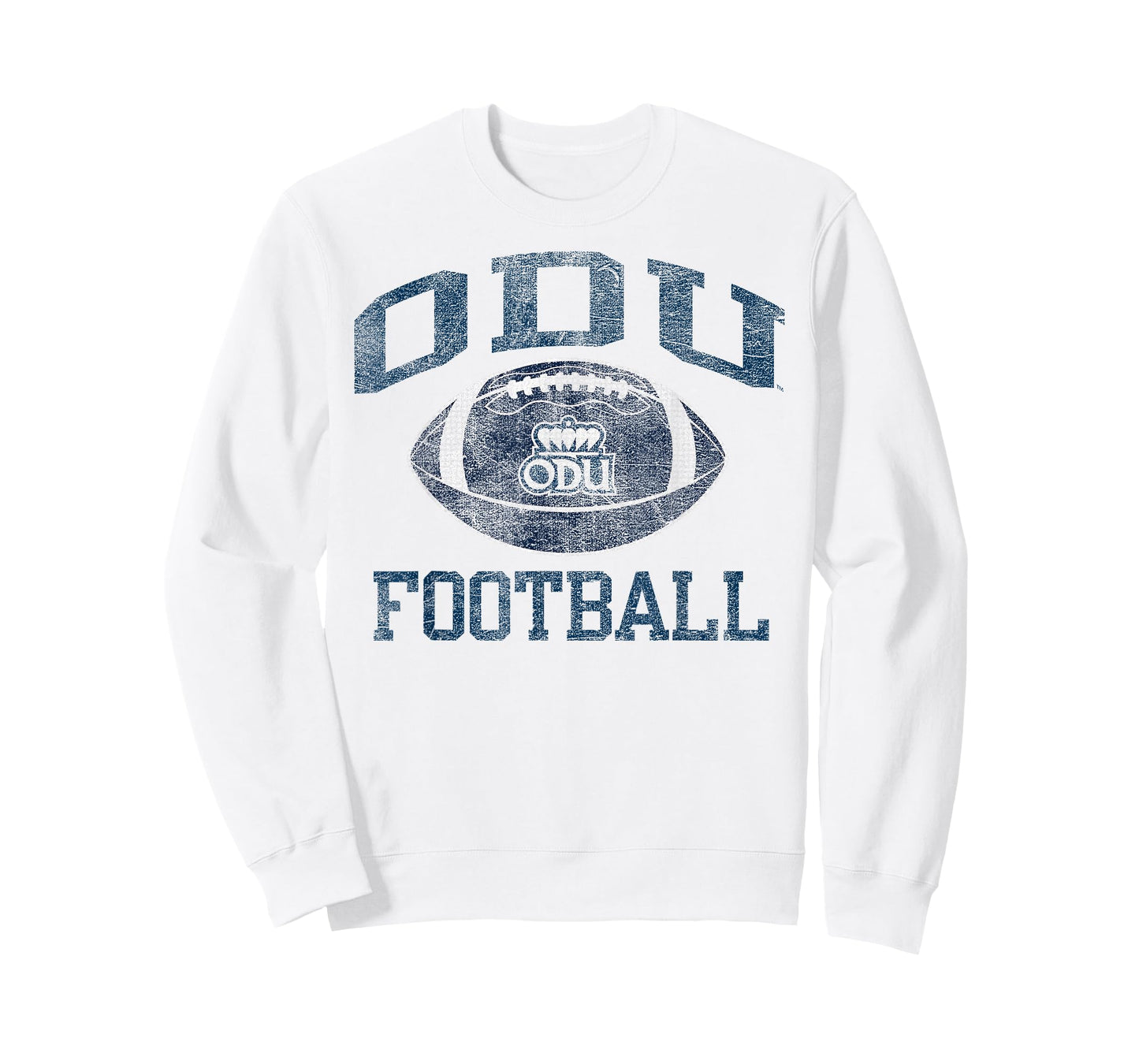 Old Dominion Monarchs Football Intensity White T-Shirt