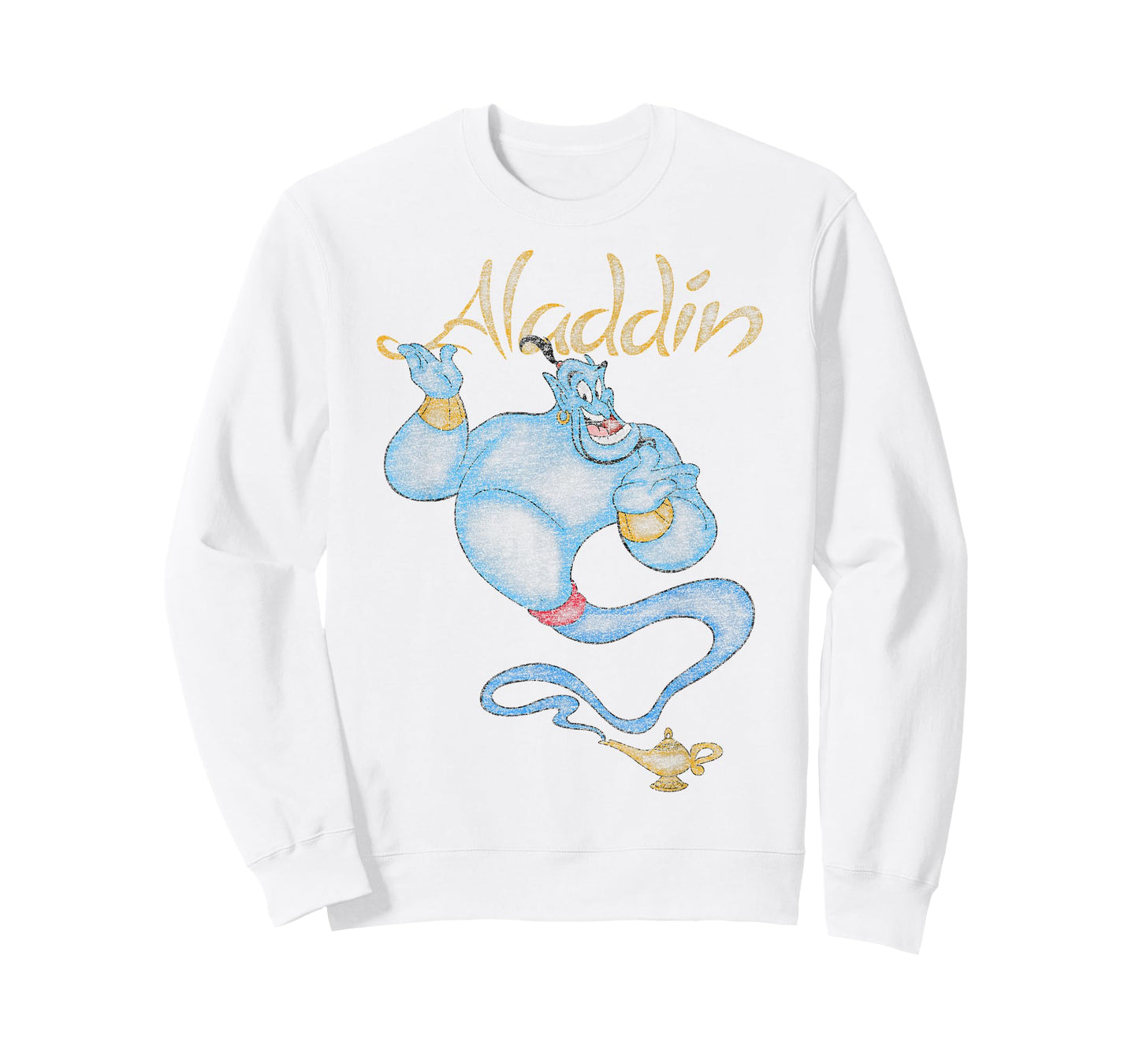 Disney Aladdin Distressed Genie Floating T-Shirt
