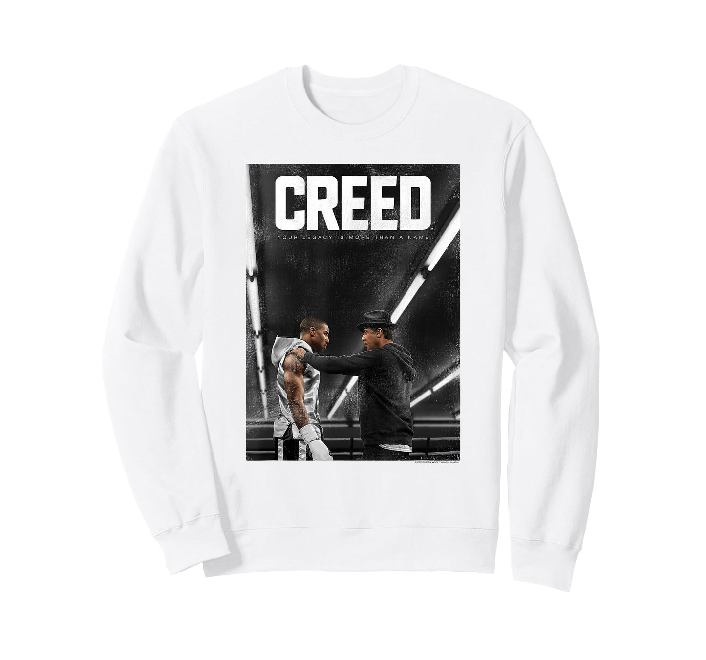 CREED Creed Poster Unisex Adult T-Shirt White Small Classic Fit Short Sleeve Crew Neck T-Shirt