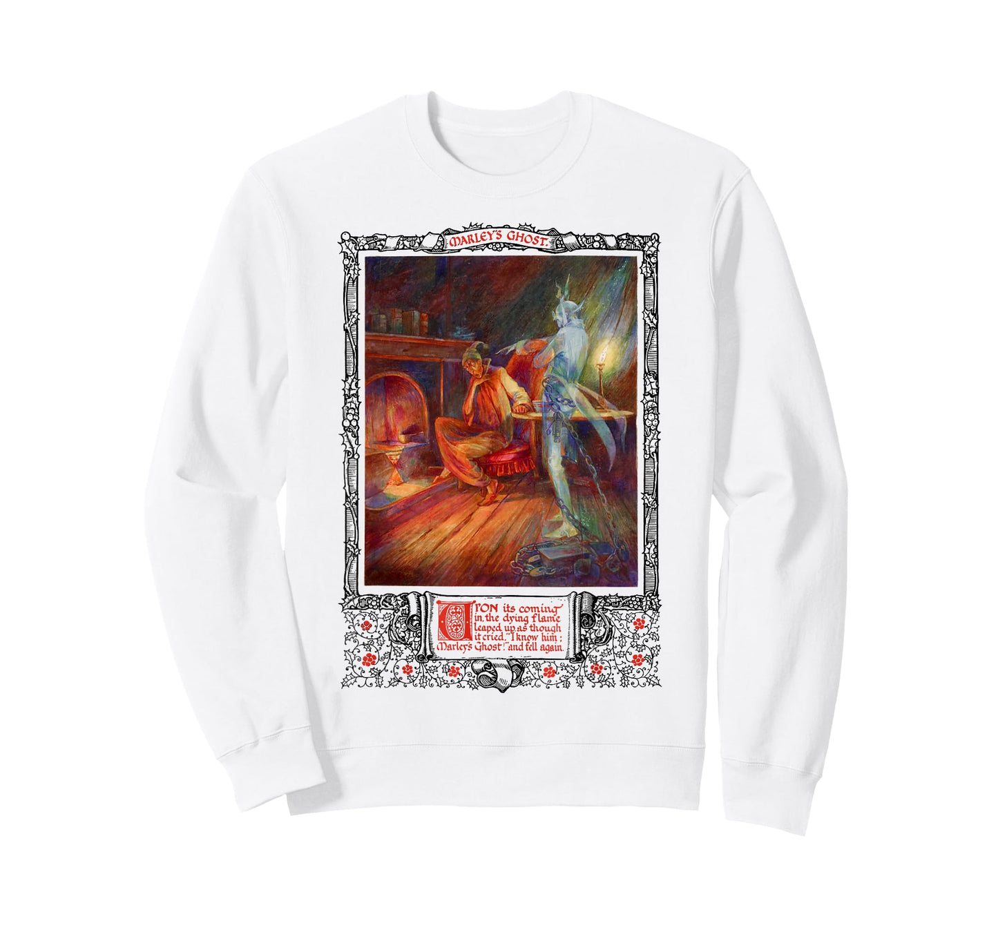 Bah Humbug Scrooge A Christmas Carol Jacob Marley Ghost T-Shirt