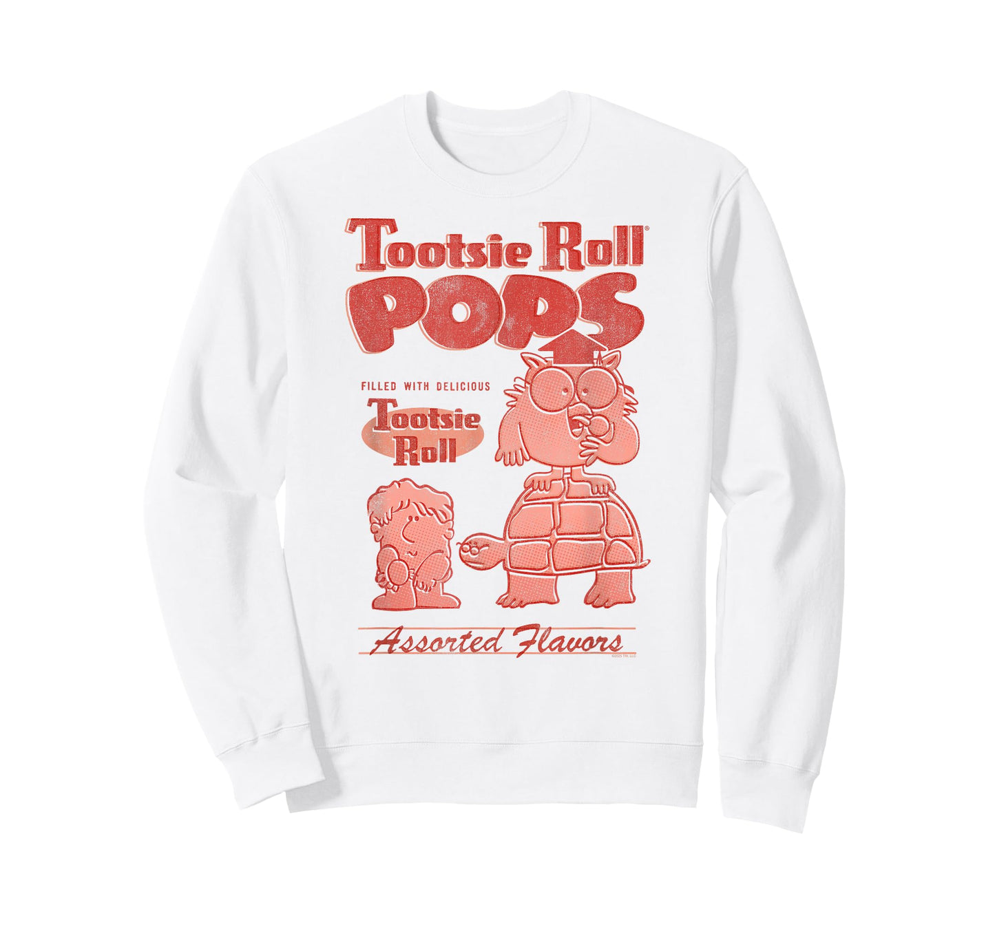 Tootsie Pops Mr. Owl and Mr. Turtle Retro Sucker Candy T-Shirt