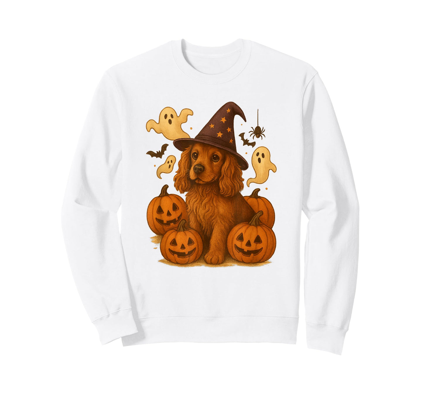 Halloween Themed Cocker Spaniel Dog T-Shirt
