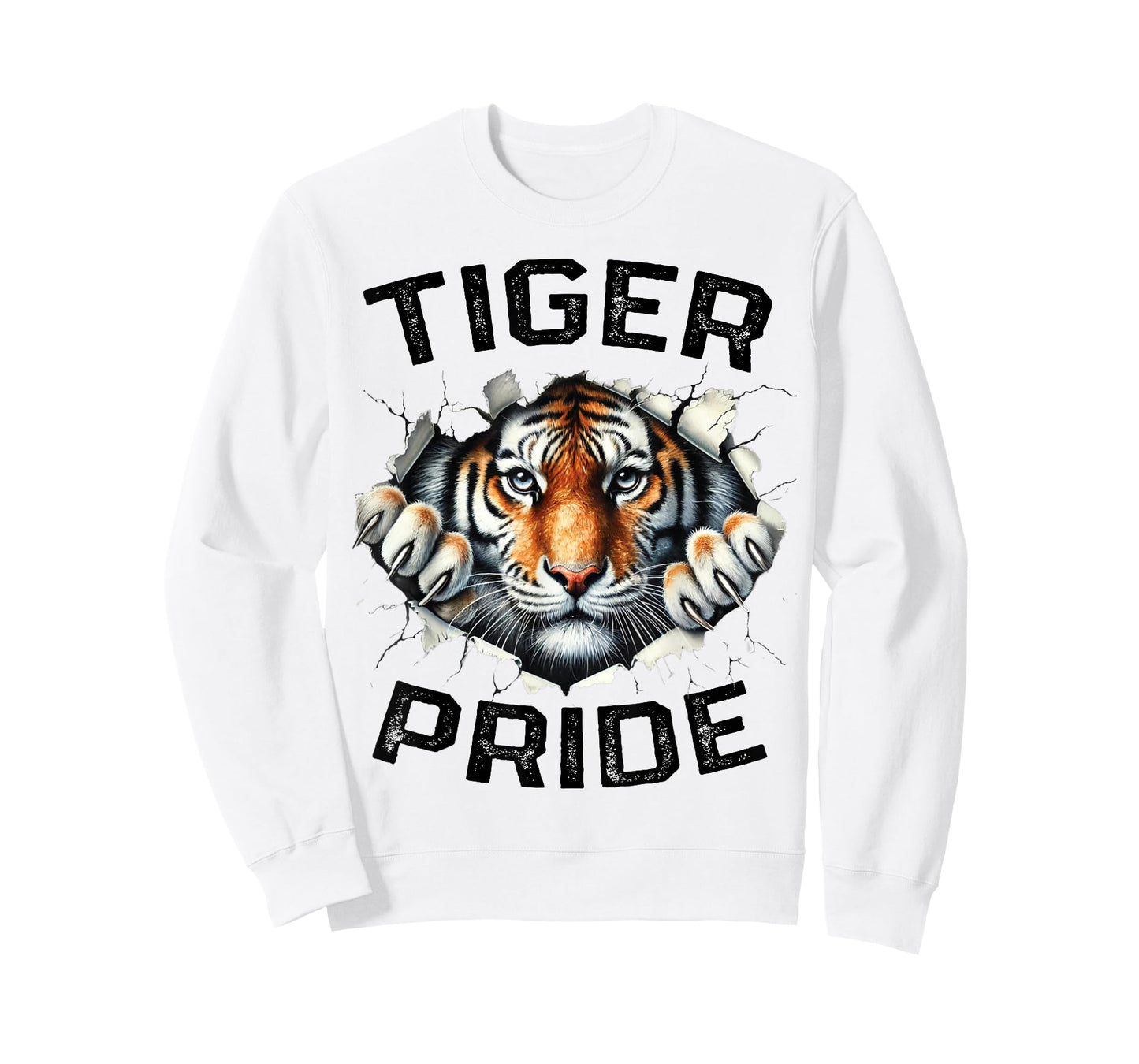 Tiger Pride Retro Tiger School Sports Team T-Shirt