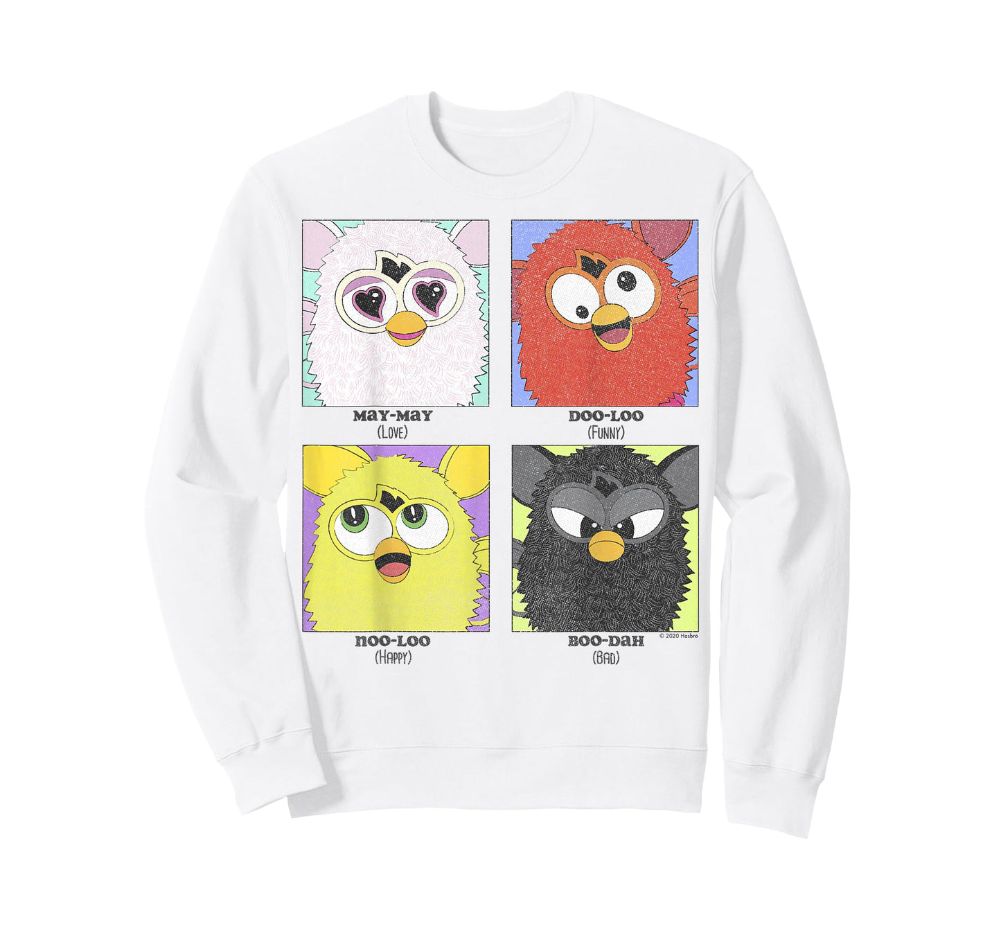 Furby Different Emotions Vintage Box Up T-Shirt