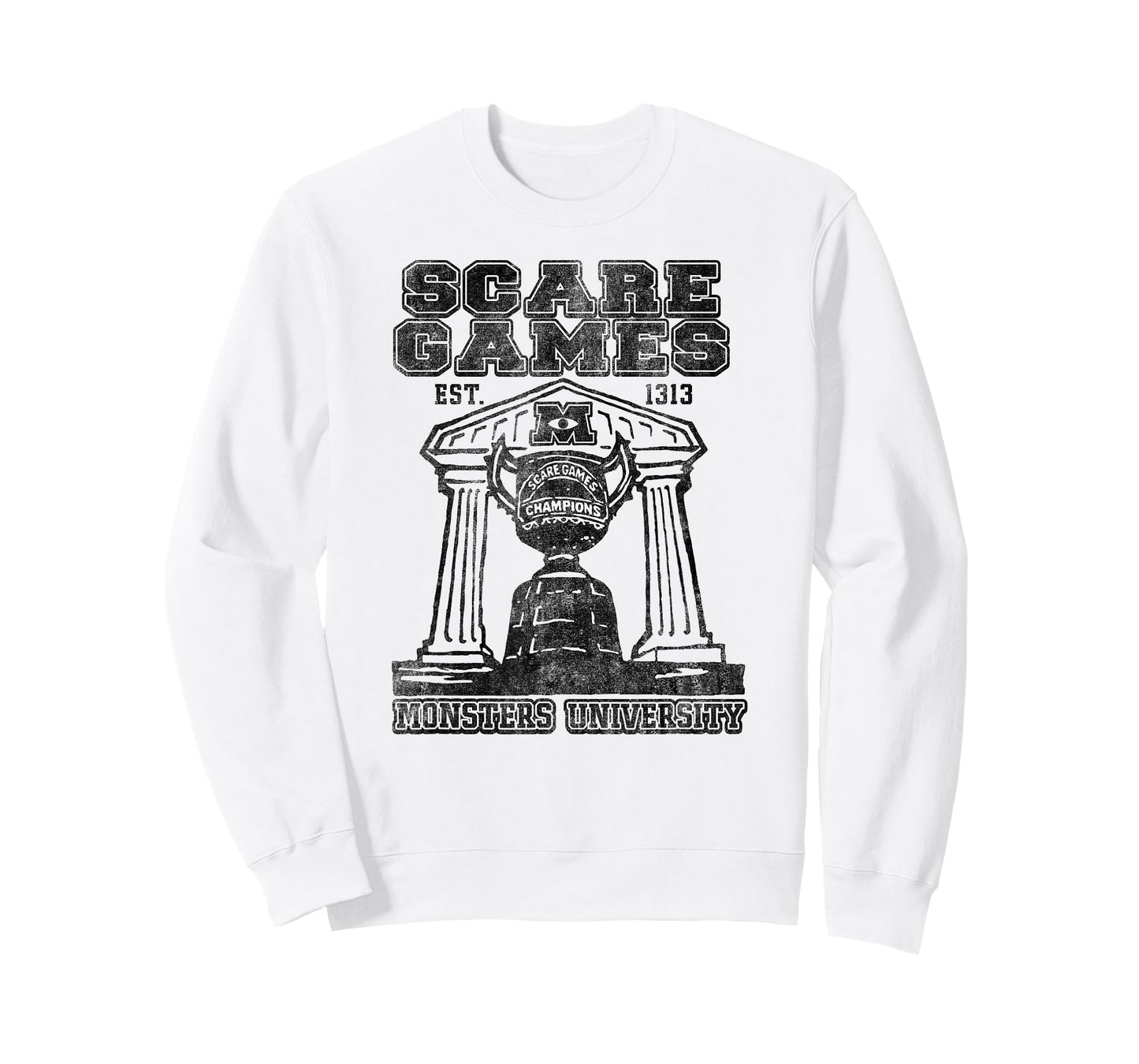 Disney Pixar Monsters University Scare Games Champions Retro T-Shirt