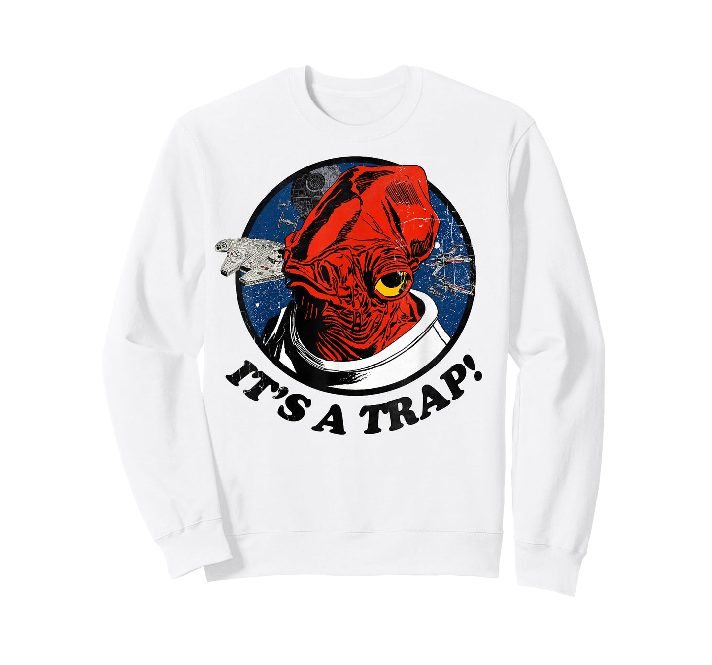 Star Wars Admiral Ackbar Falcon IT'S A TRAP! Graphic T-Shirt T-Shirt