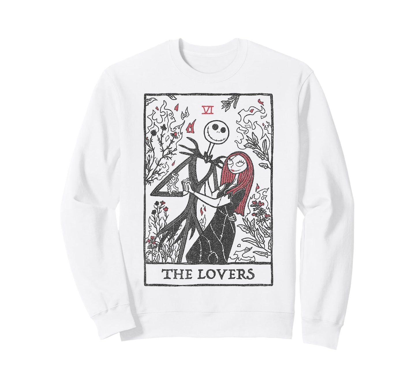 Disney The Nightmare Before Christmas Jack and Sally Tarot T-Shirt